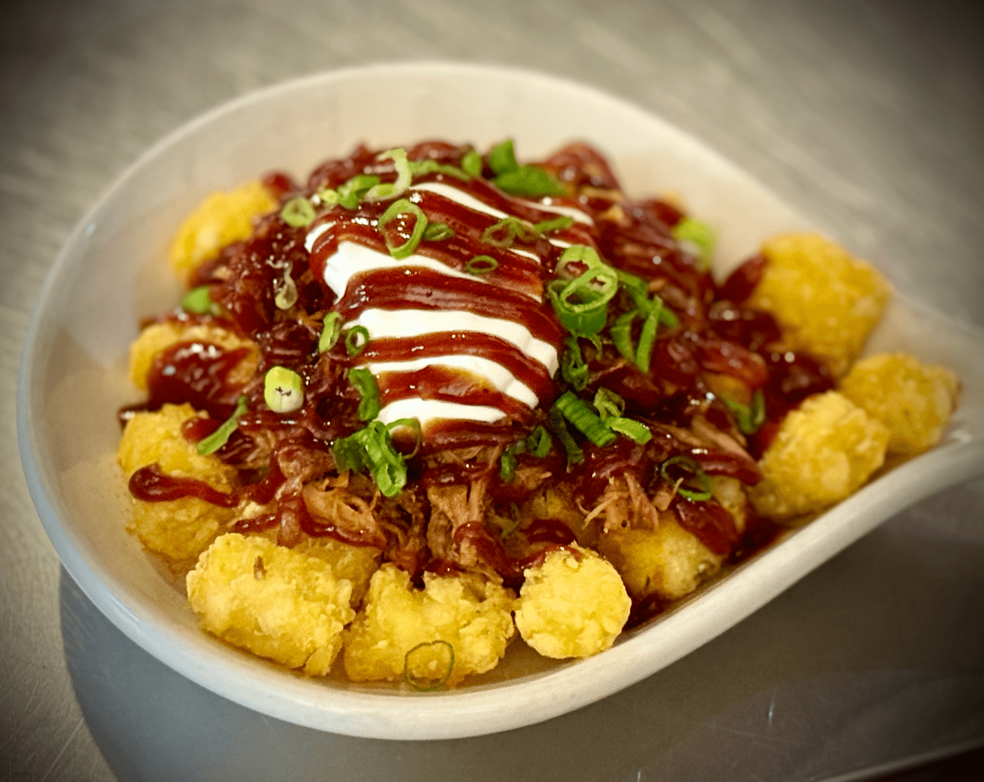 BBQ Dirty Tots.