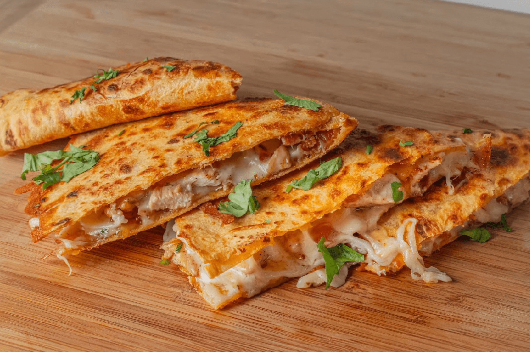 Bacon Chicken Ranch Quesadilla.