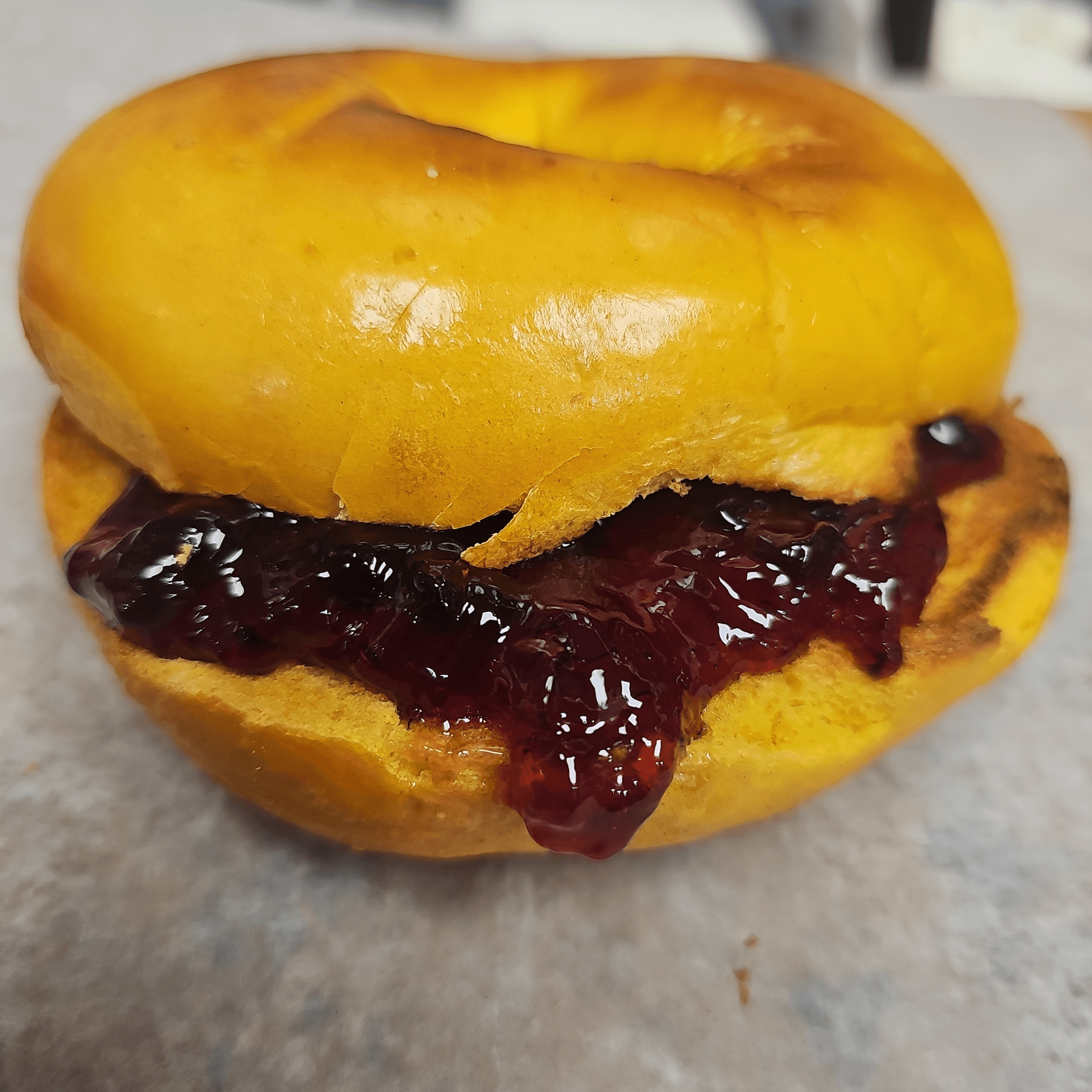 Bagel With Jelly.