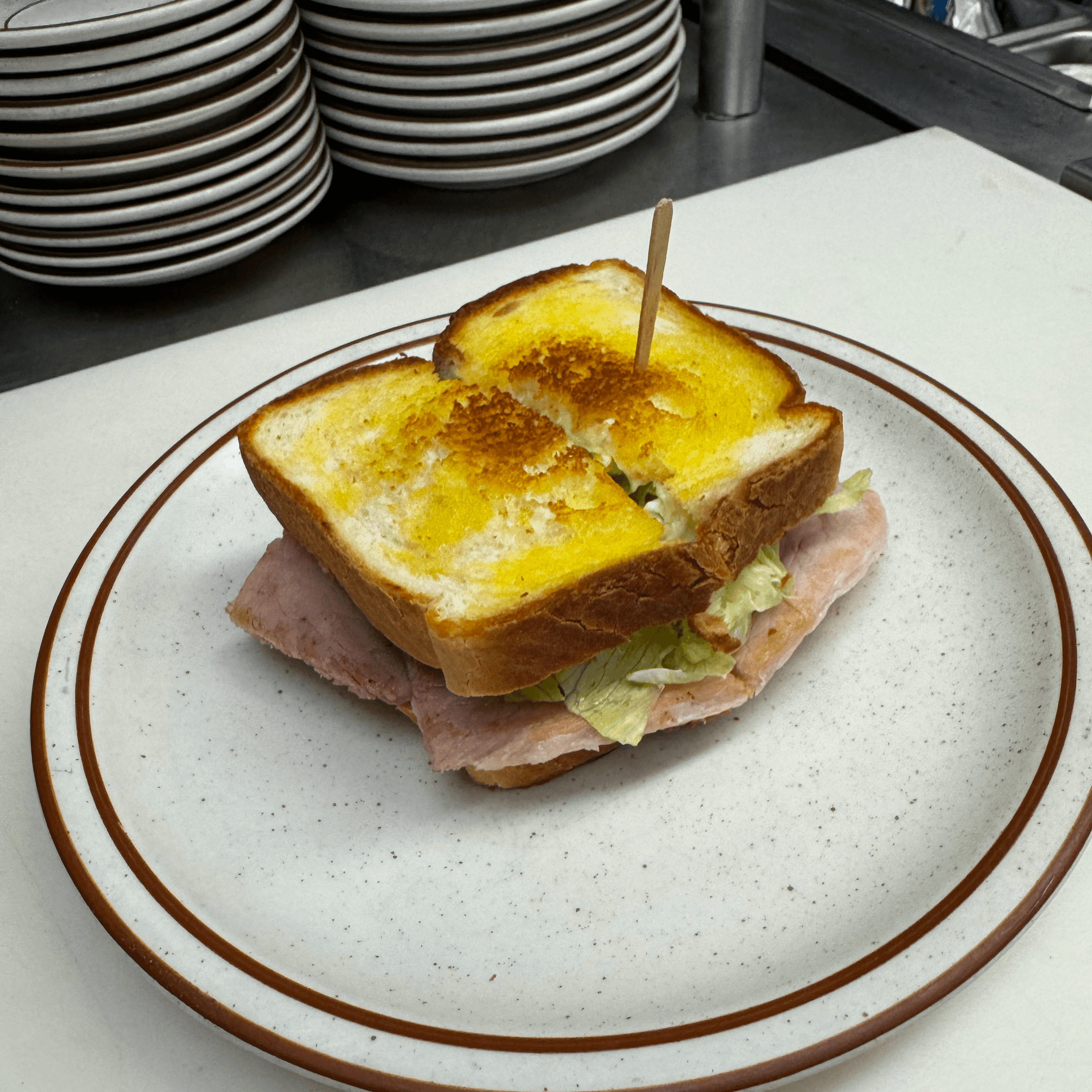 Grilled Ham & Cheese.