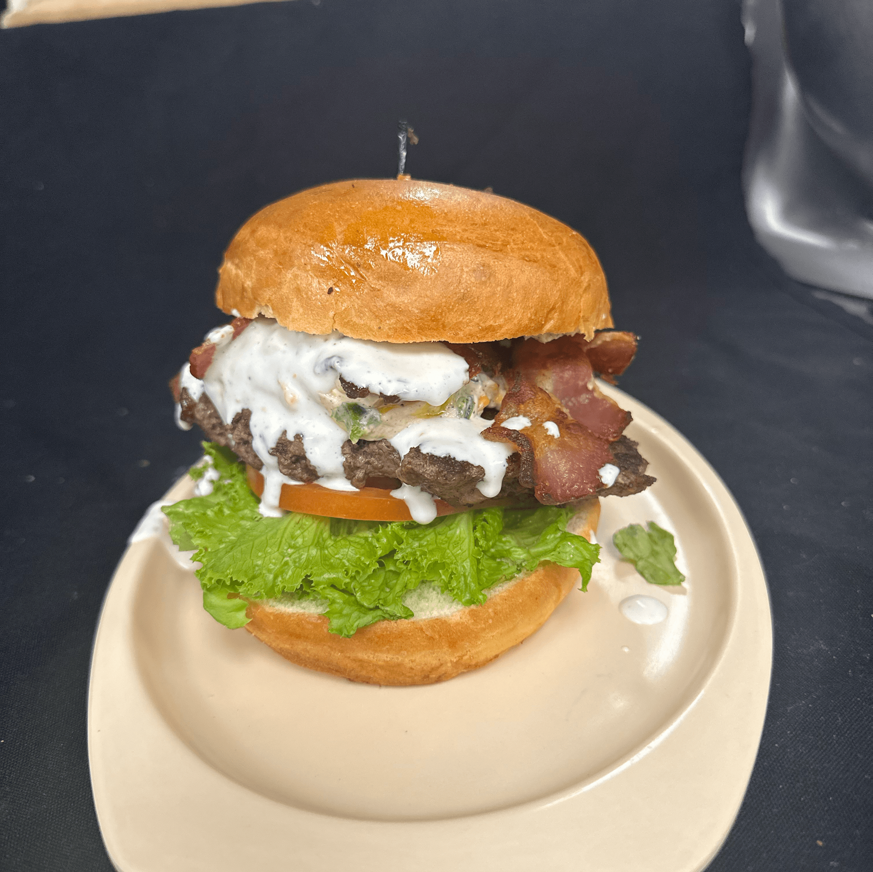 Jalapeño Popper Burger.