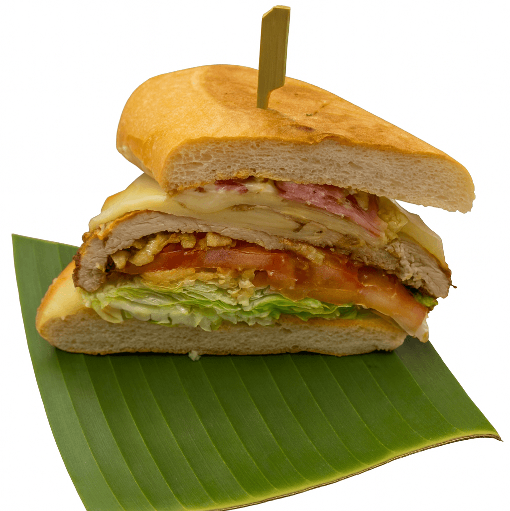 Cuban Grilled Chicken Sandwich.