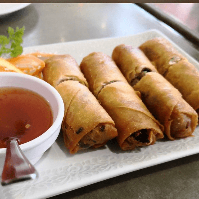 Po-Pia-Tod: Fried Spring Rolls (V).