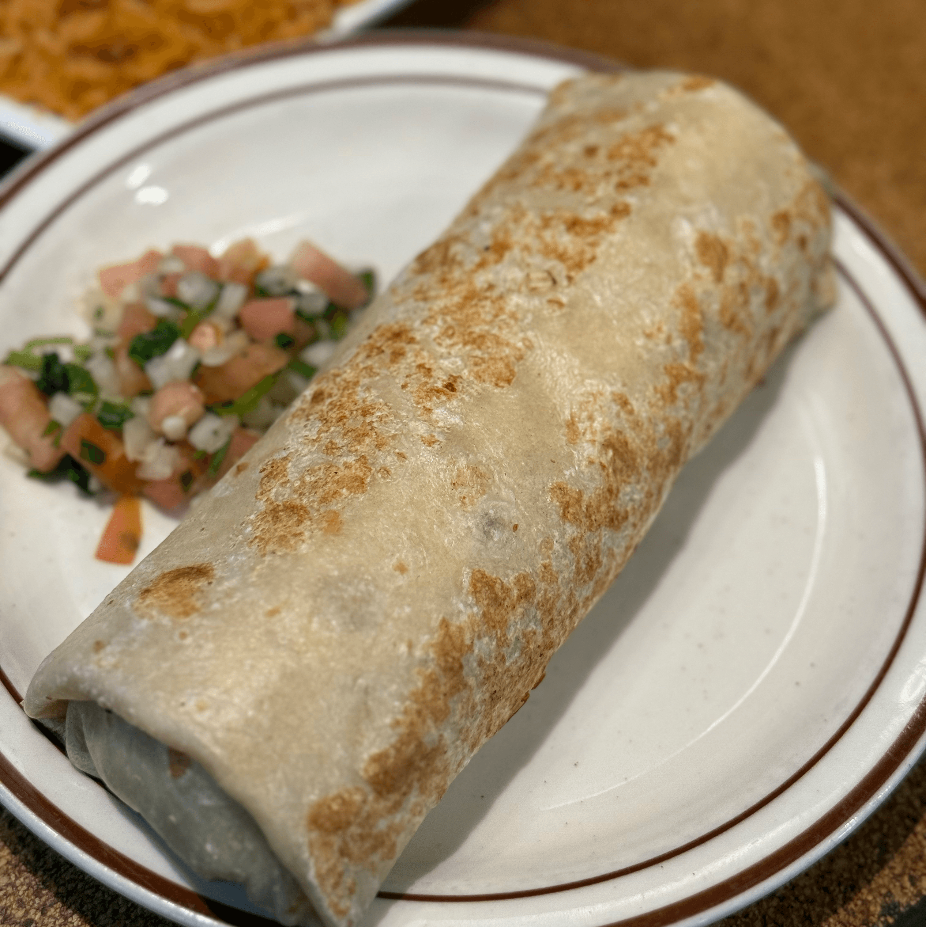 Ham and Egg Burrito.
