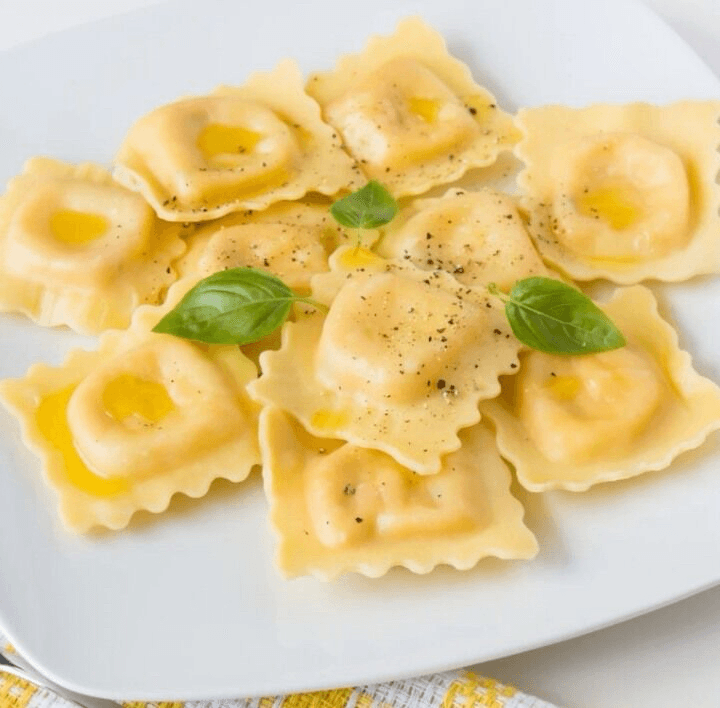 Maine Lobster Ravioli Pasta.