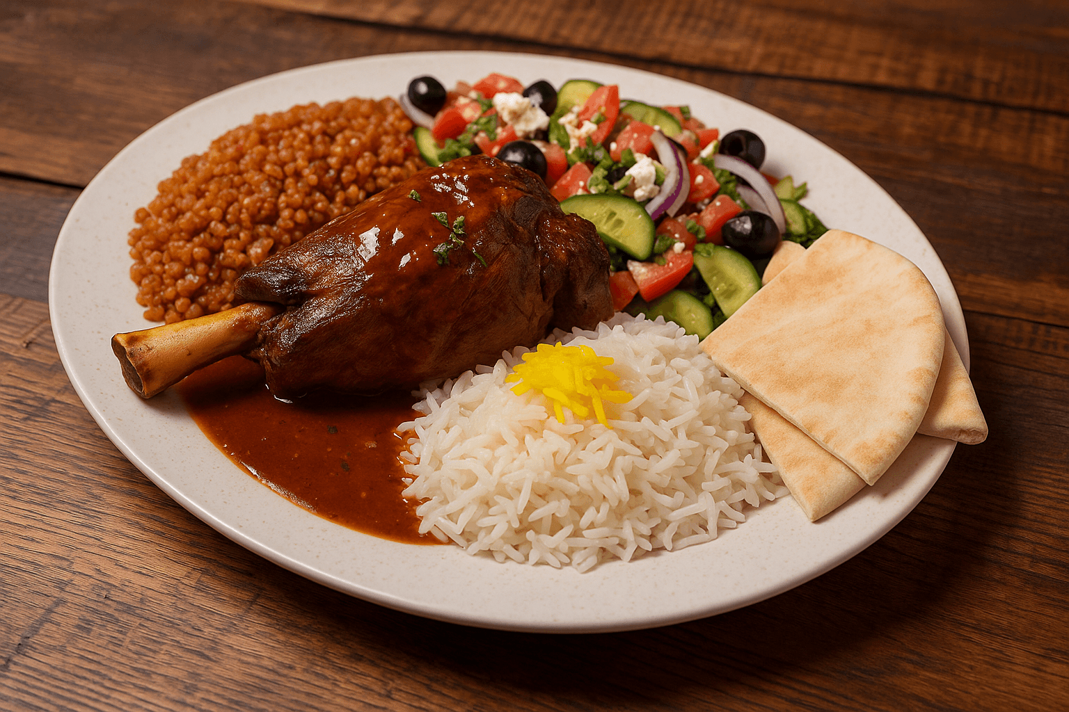 #13) Lamb Shank Plate.