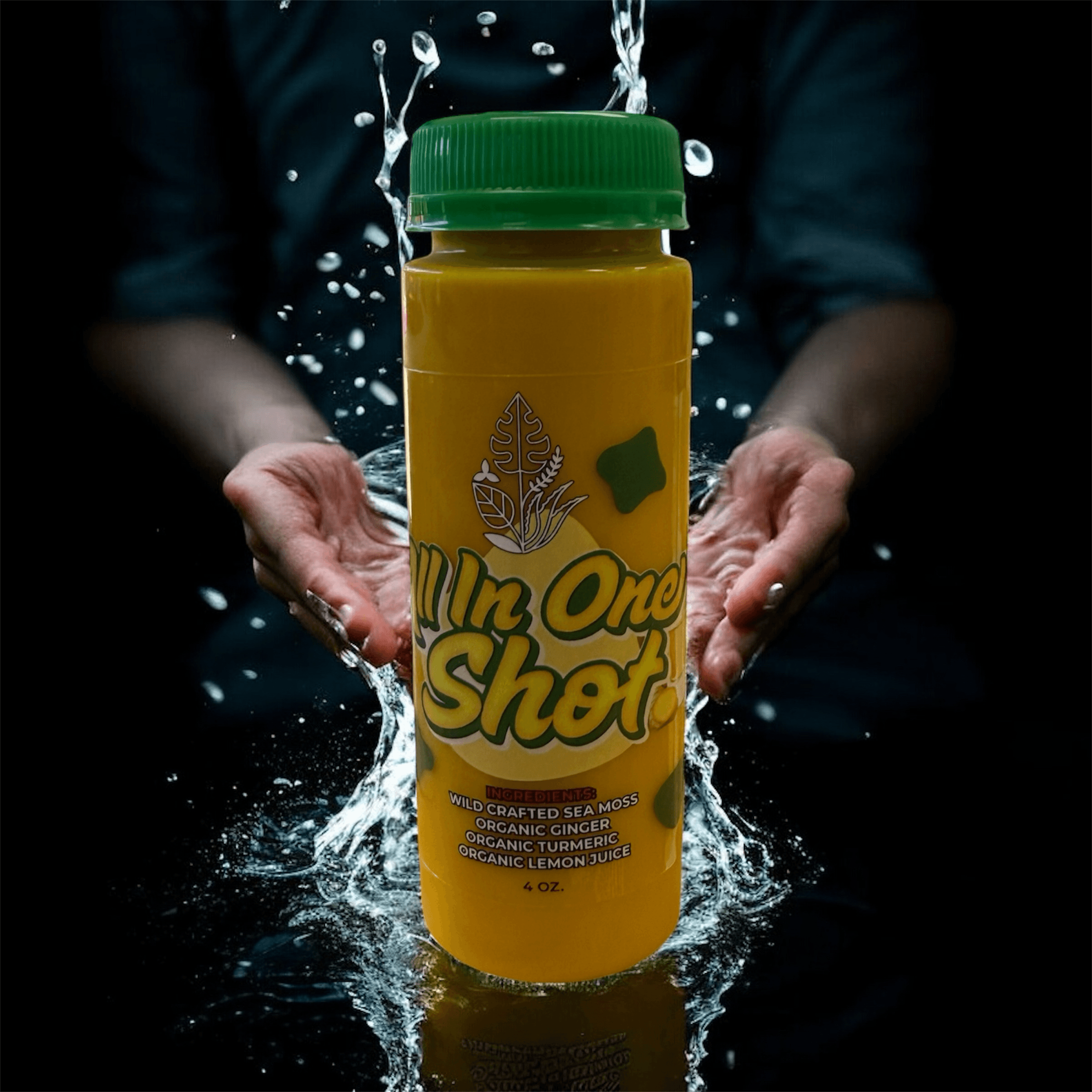 Ginger Seamoss Shot 4oz..