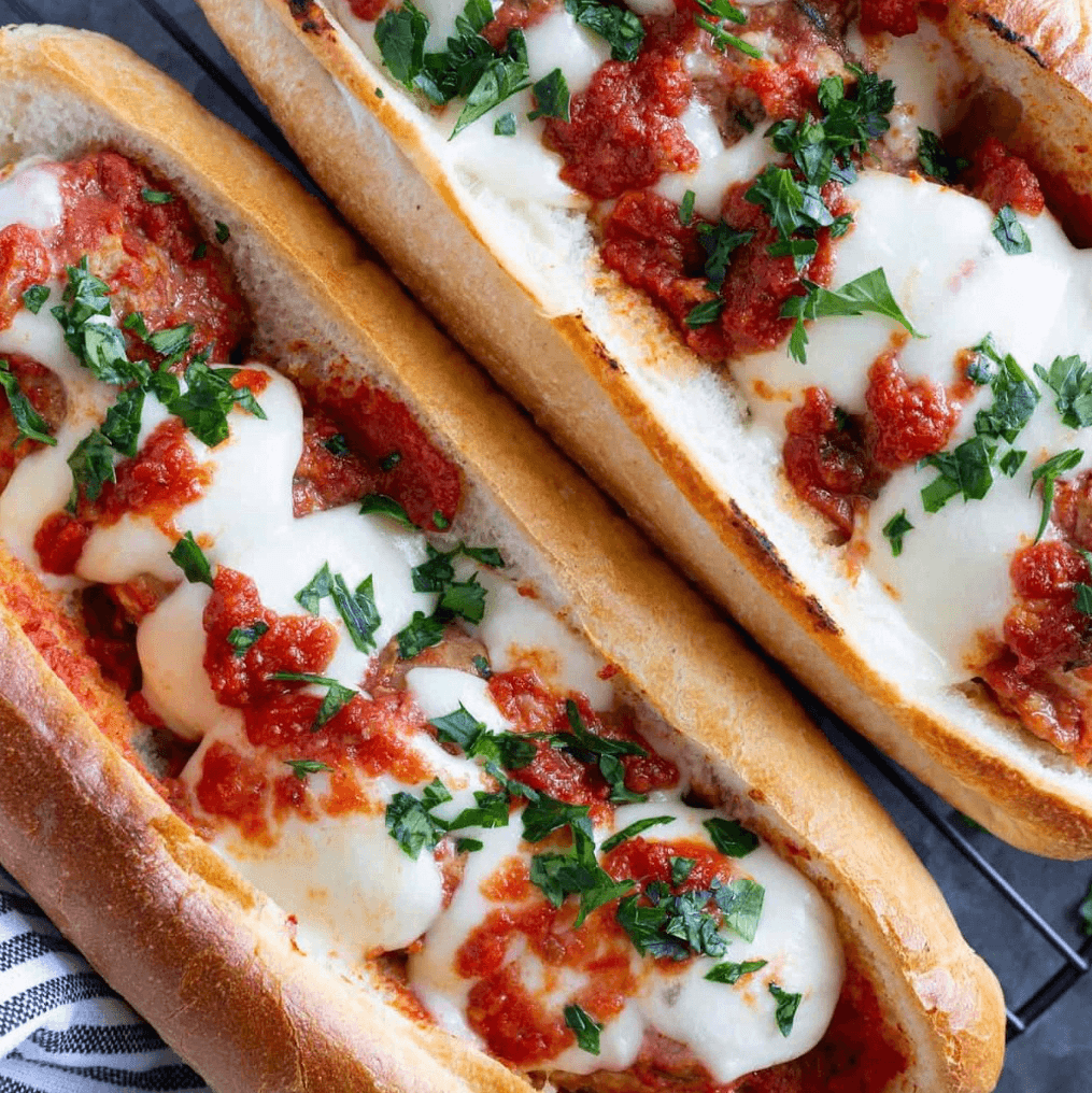 Meatball Parm Sub.