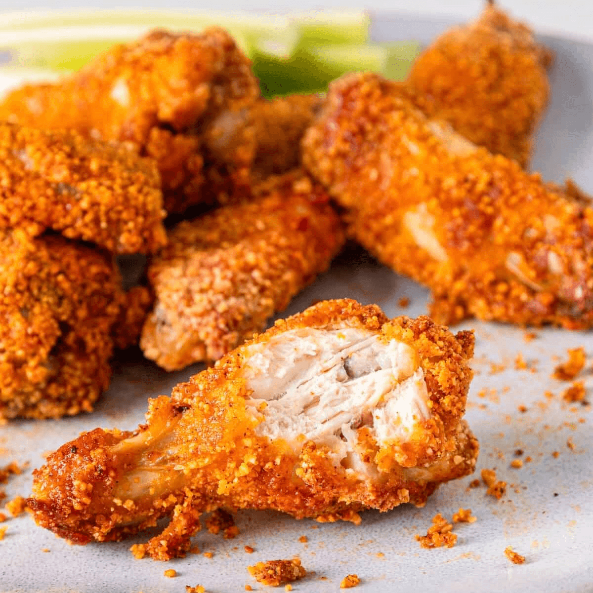 Breaded Buffalo Wing Dings.
