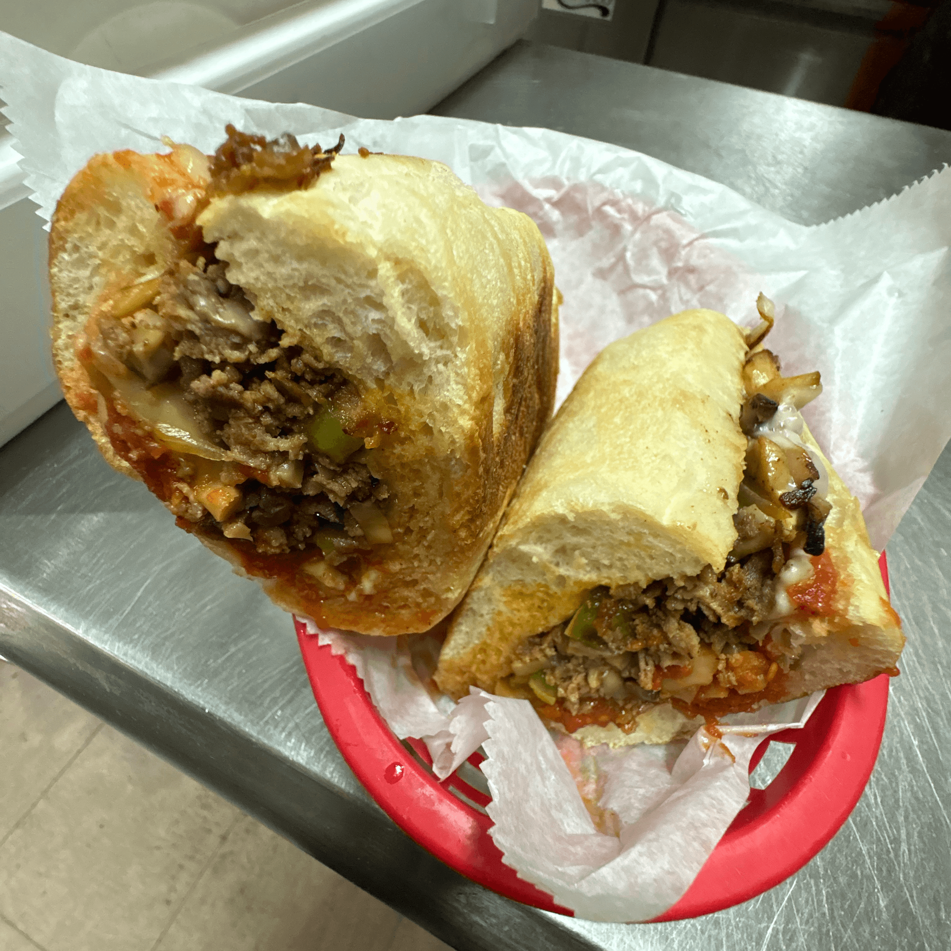 Philly Cheese Steak Sub.