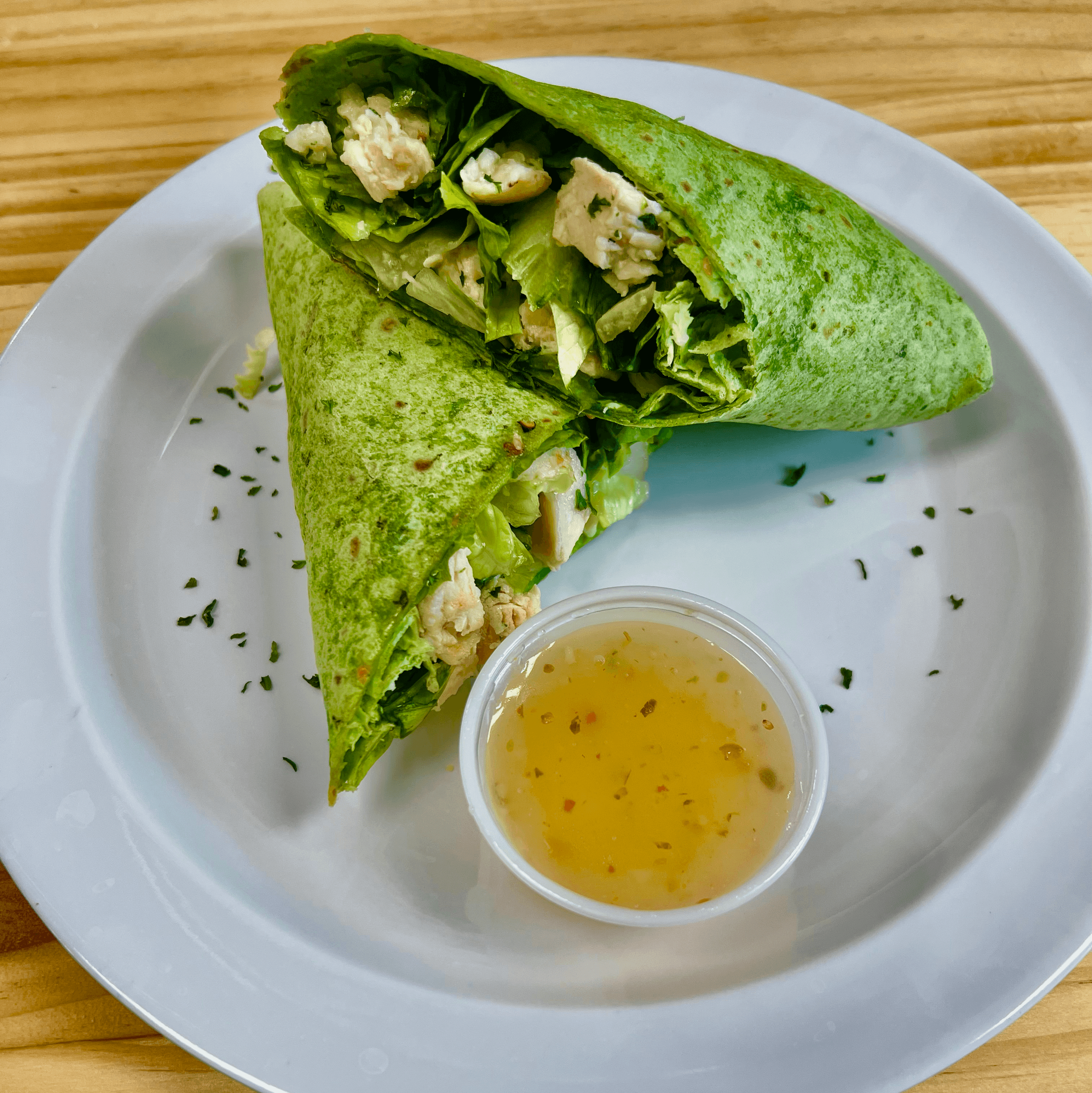 Chicken Caesar Wrap.