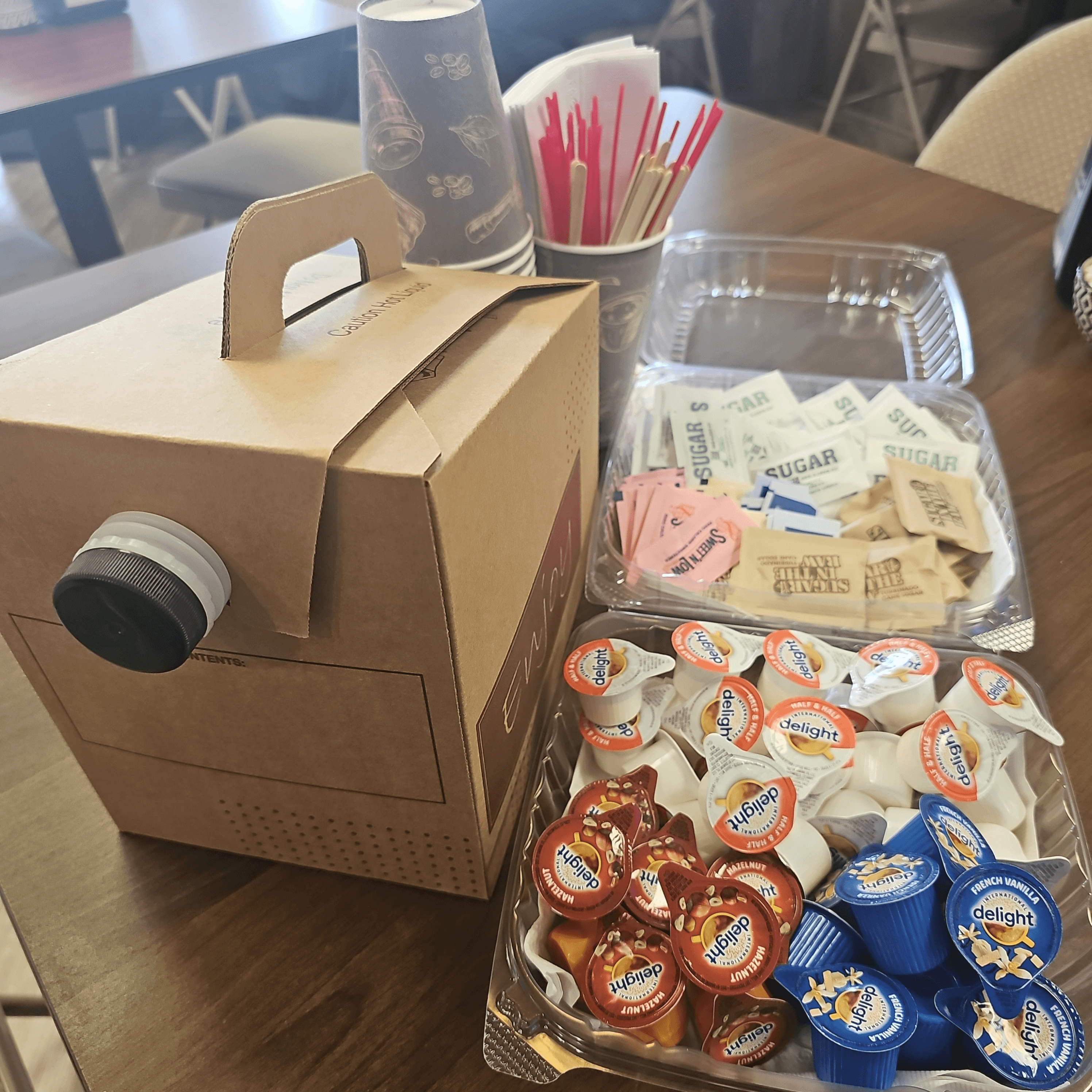 Boxed Coffee (Serves 10 to 15).