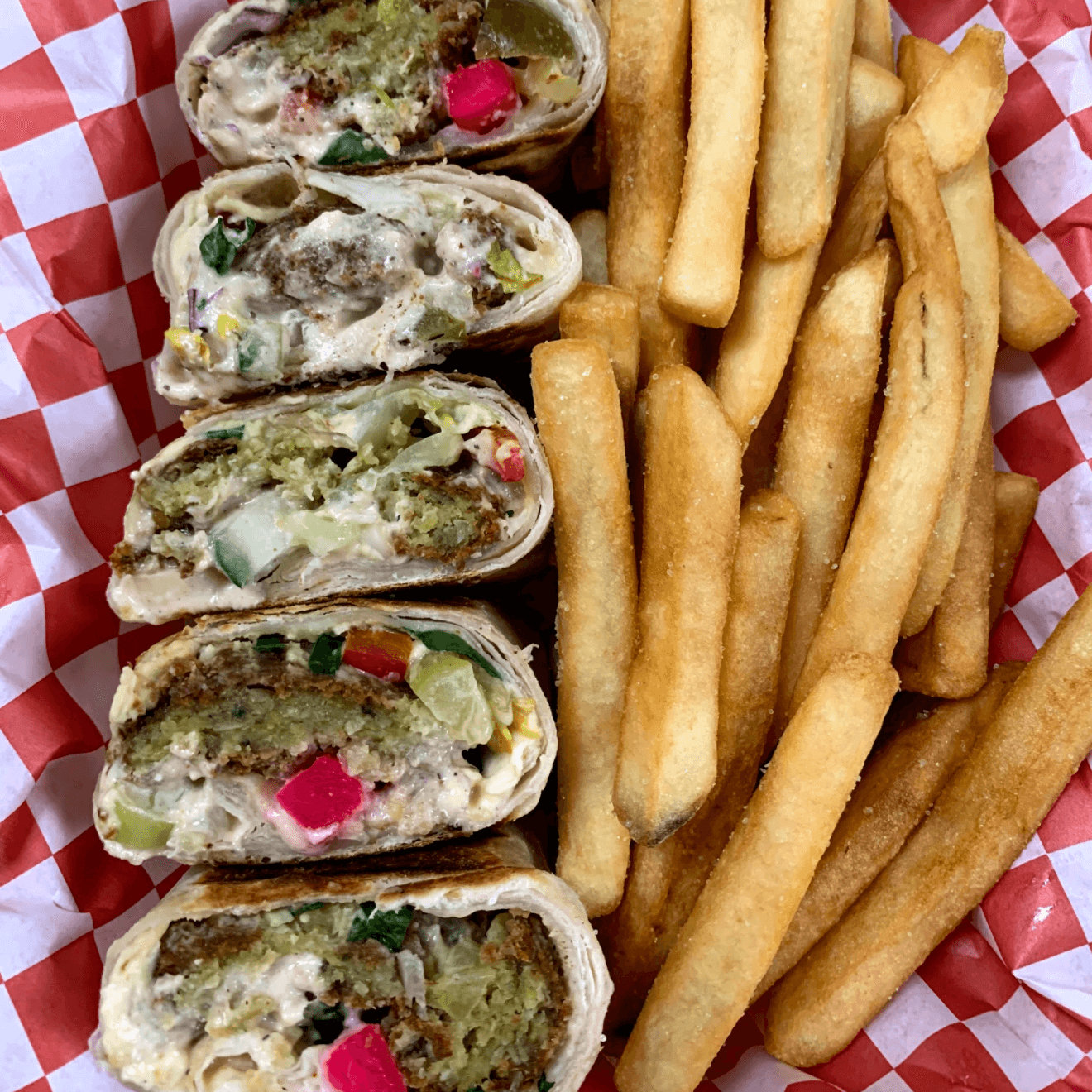 Falafel Wrap.