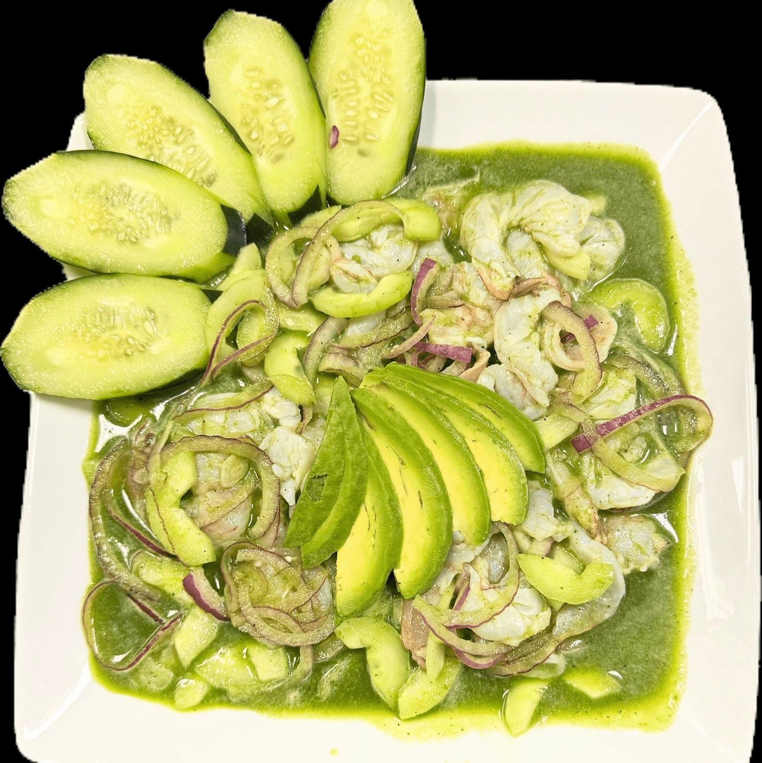 Aguachile Verde (Spicy).