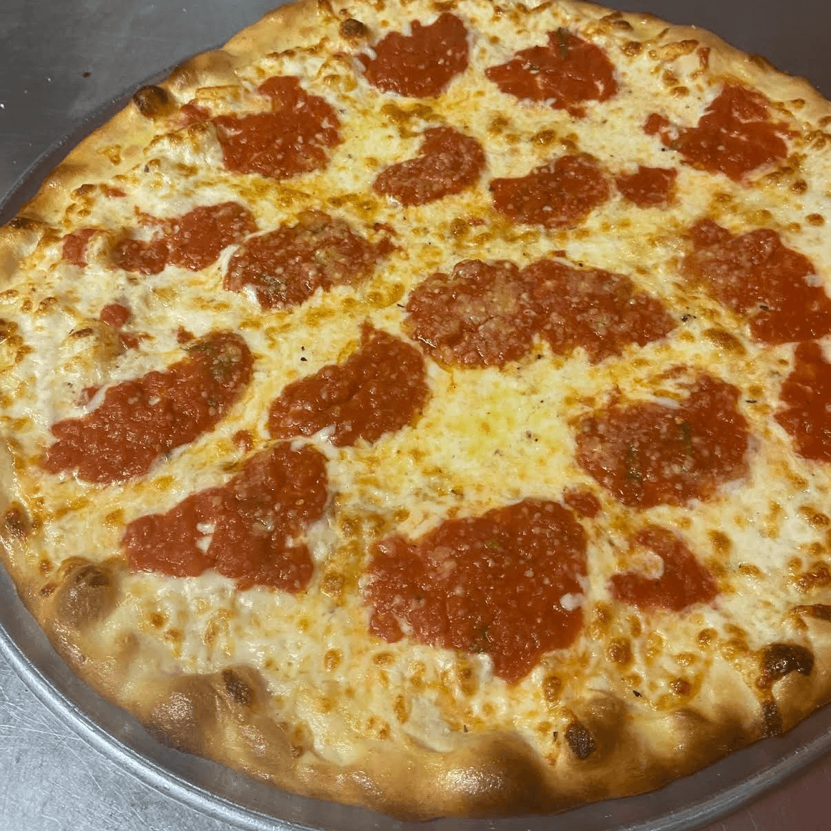 XLG Tomato Pie Pizza.