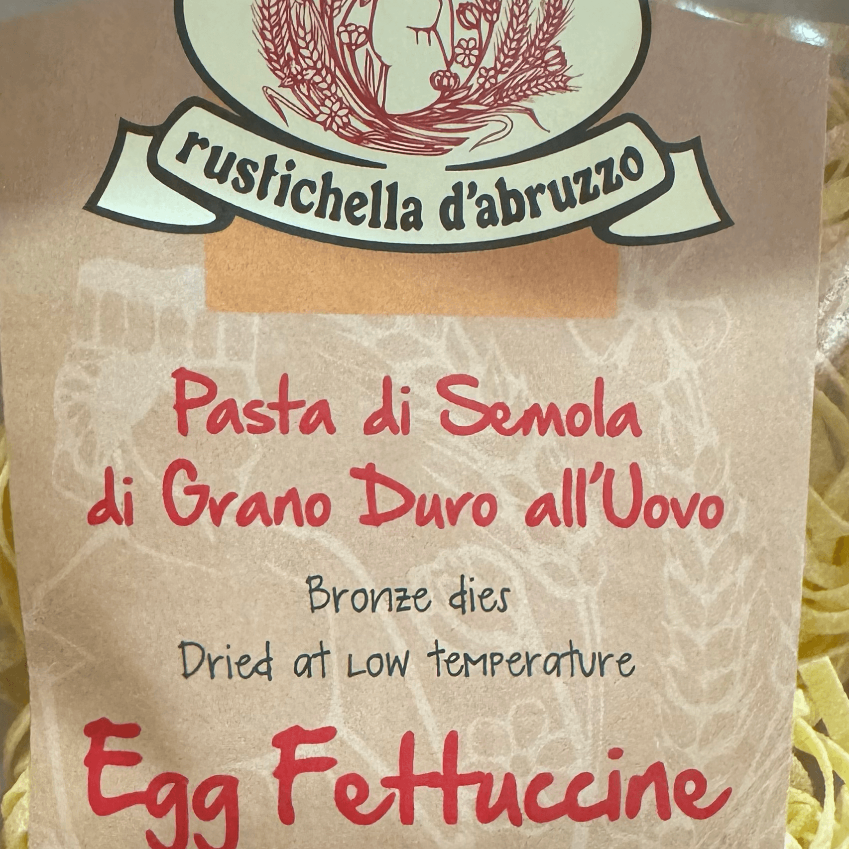 Rustichella d’abruzzo Egg Fettuccine.