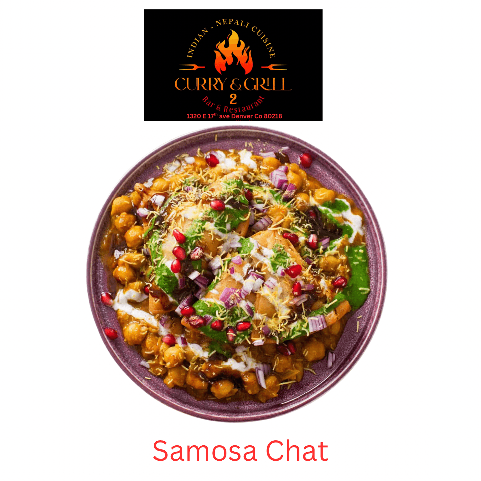 Samosa Chaat.