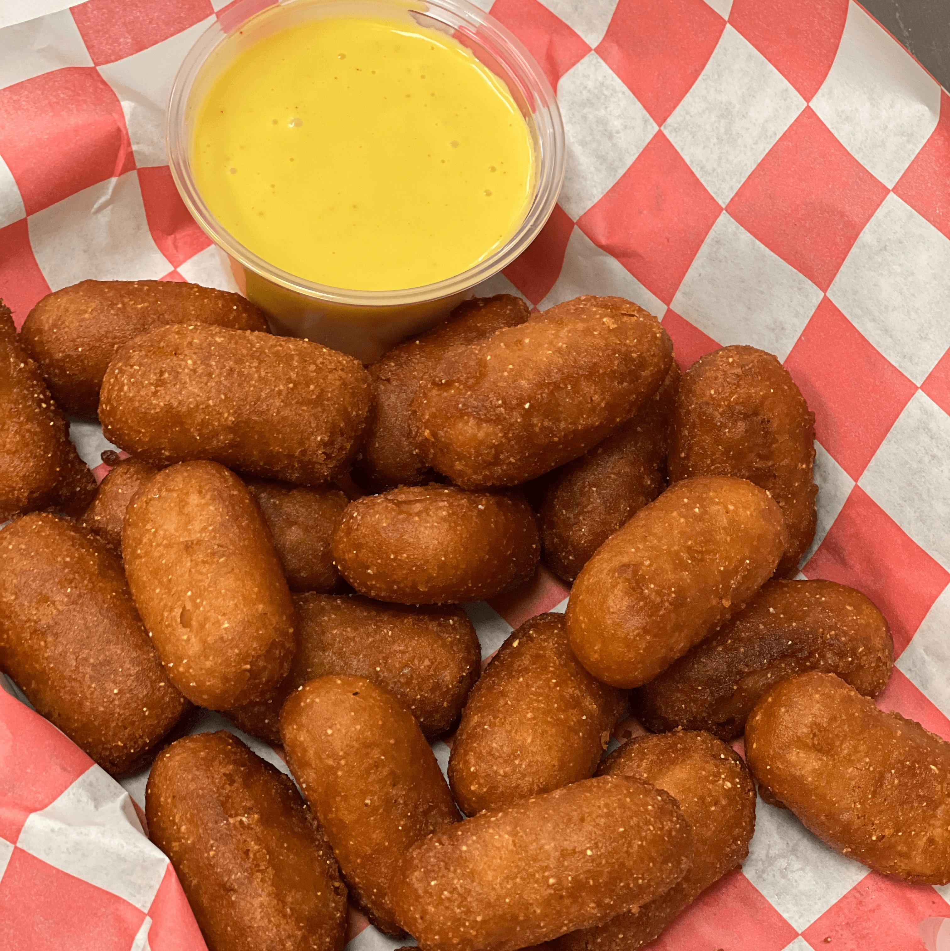 60 Mini Corn Dogs.