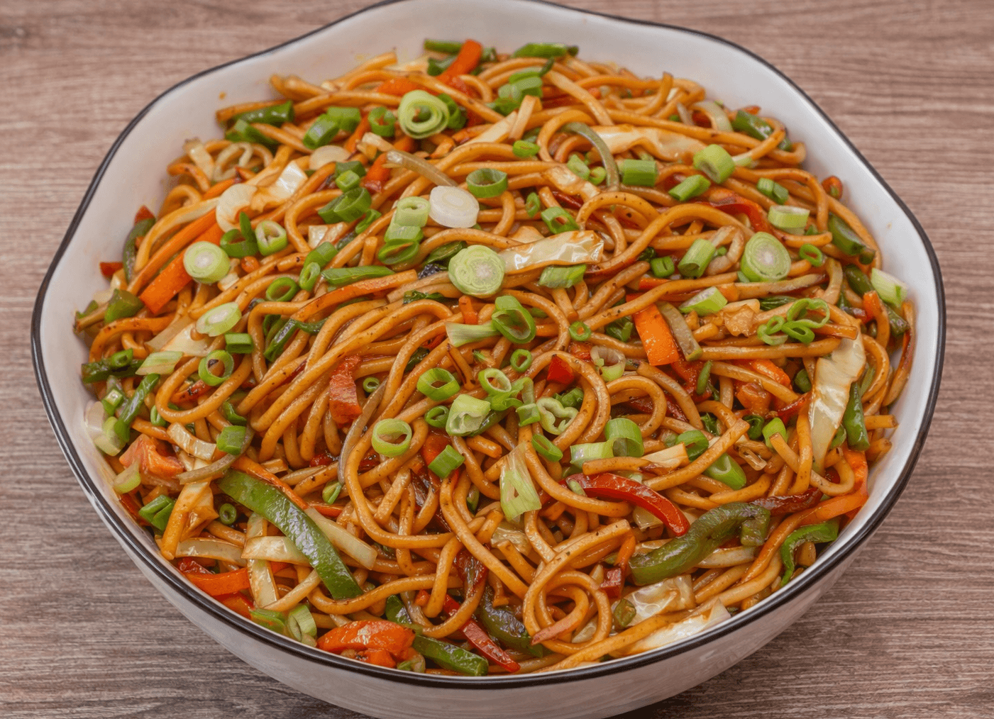 Veg. Hakka Noodles.