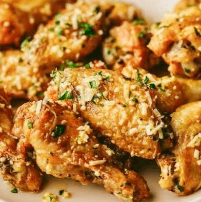 Garlic Parmesean Wings.