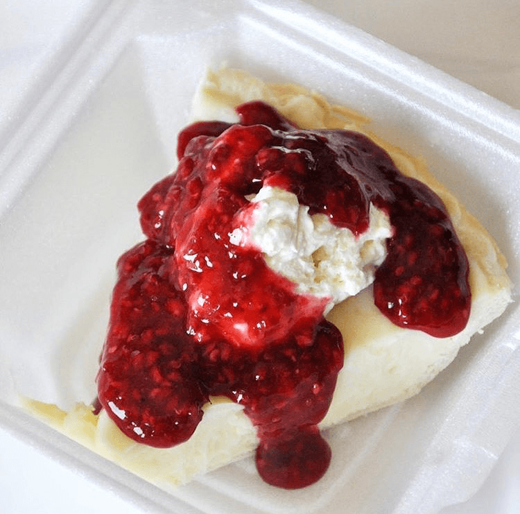 Raspberry Cream Pie.