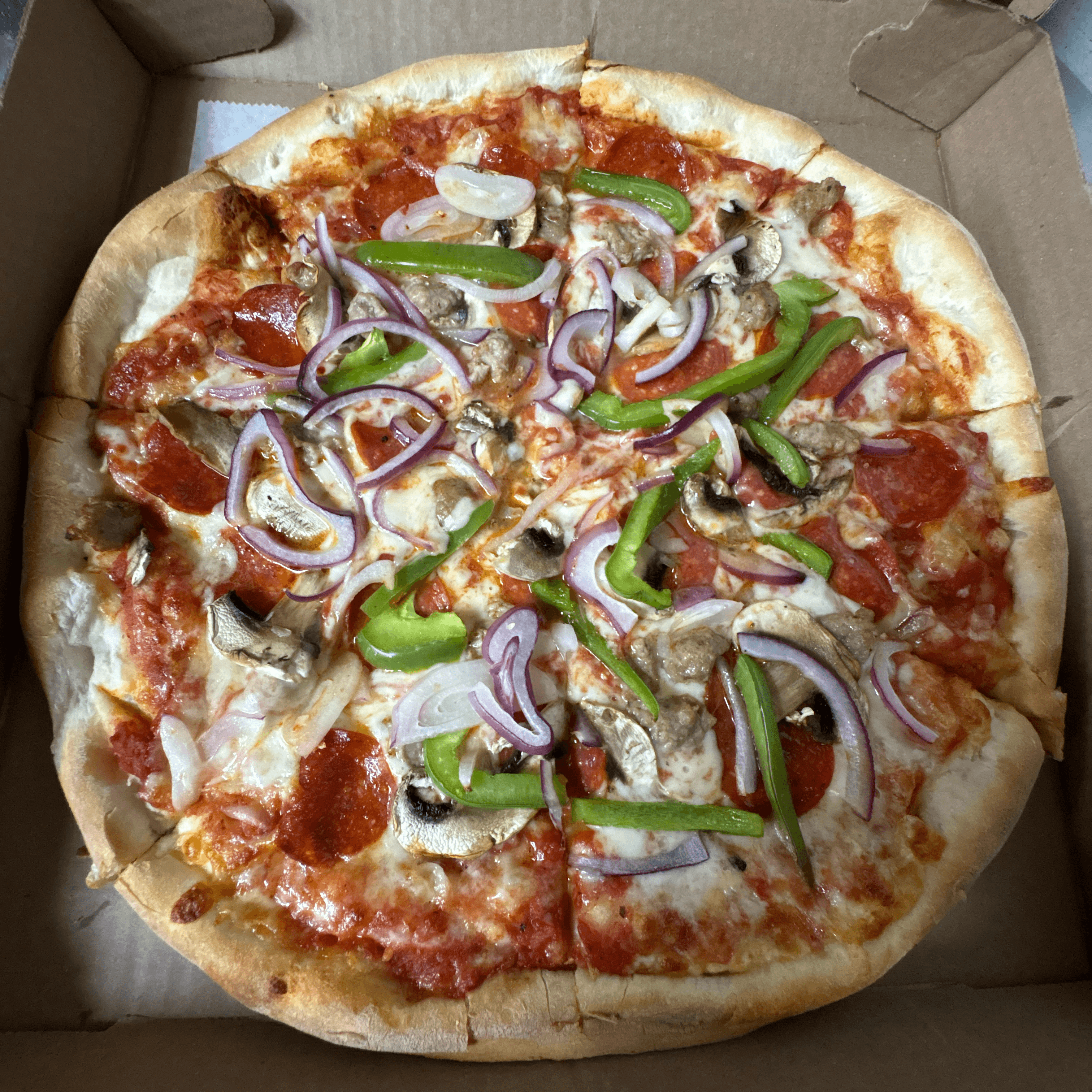 Shakey Pizza (Medium 14”).