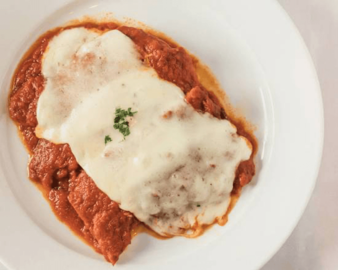 Chicken Parmigiana.