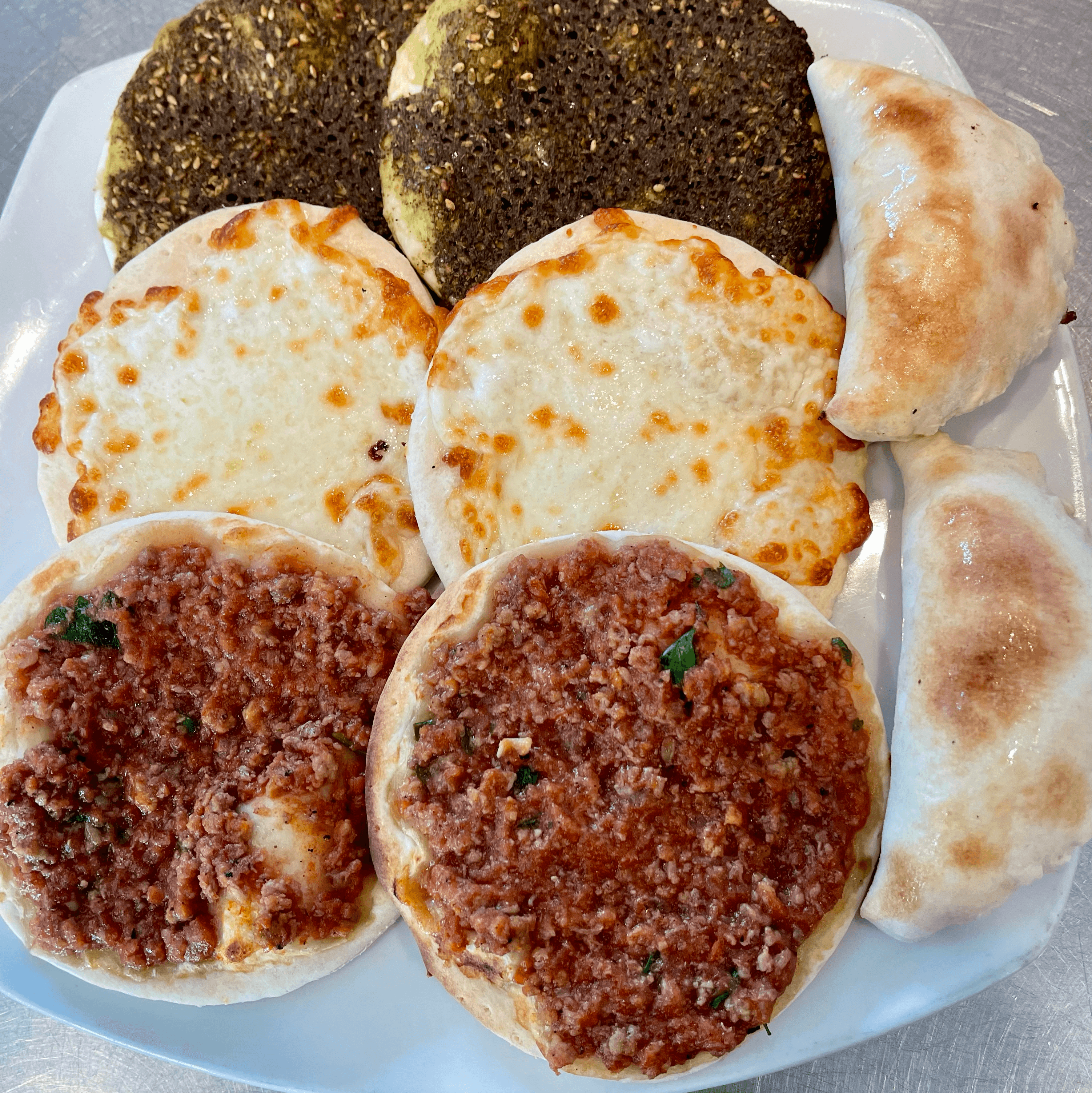 Meat Pastry Combo Platter.