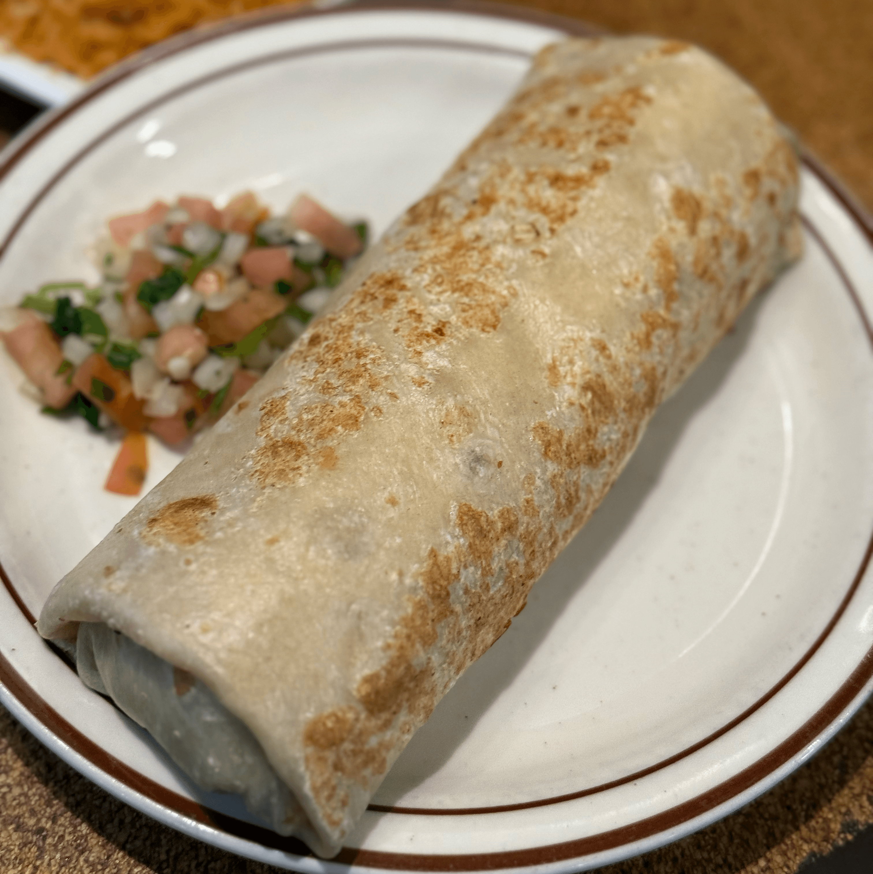 Shrimp Burrito.