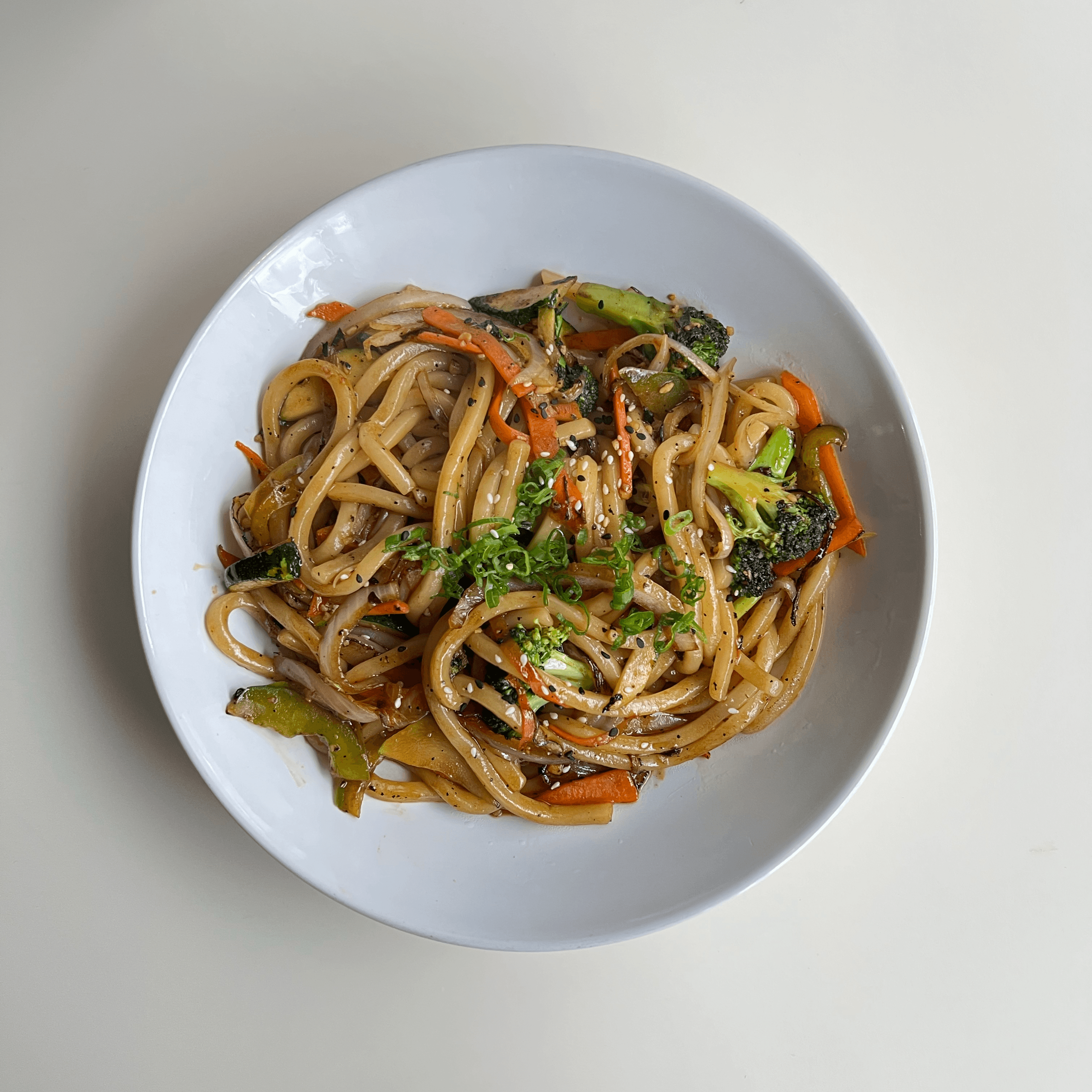 Yaki Udon Noodles Veggie.