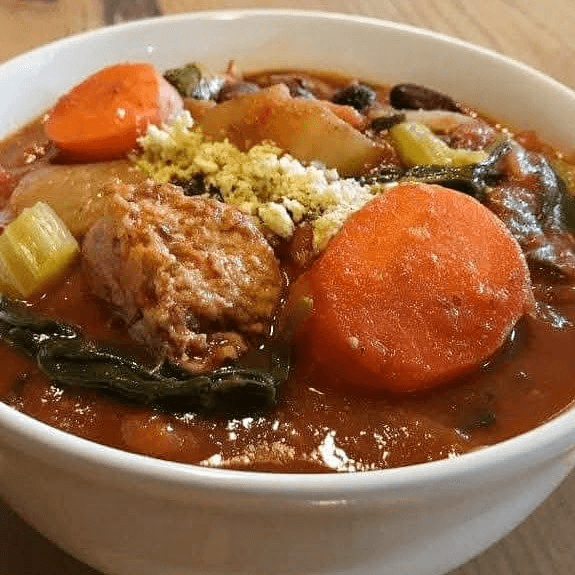 Sicilian Minestrone Soup.