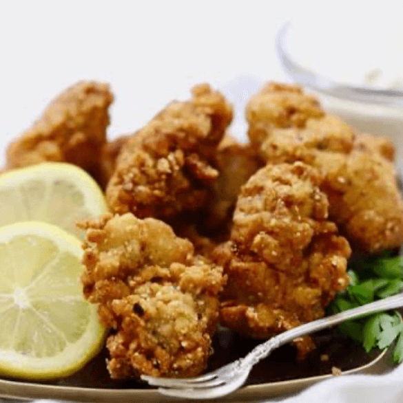 Fresh Fried Oysters.