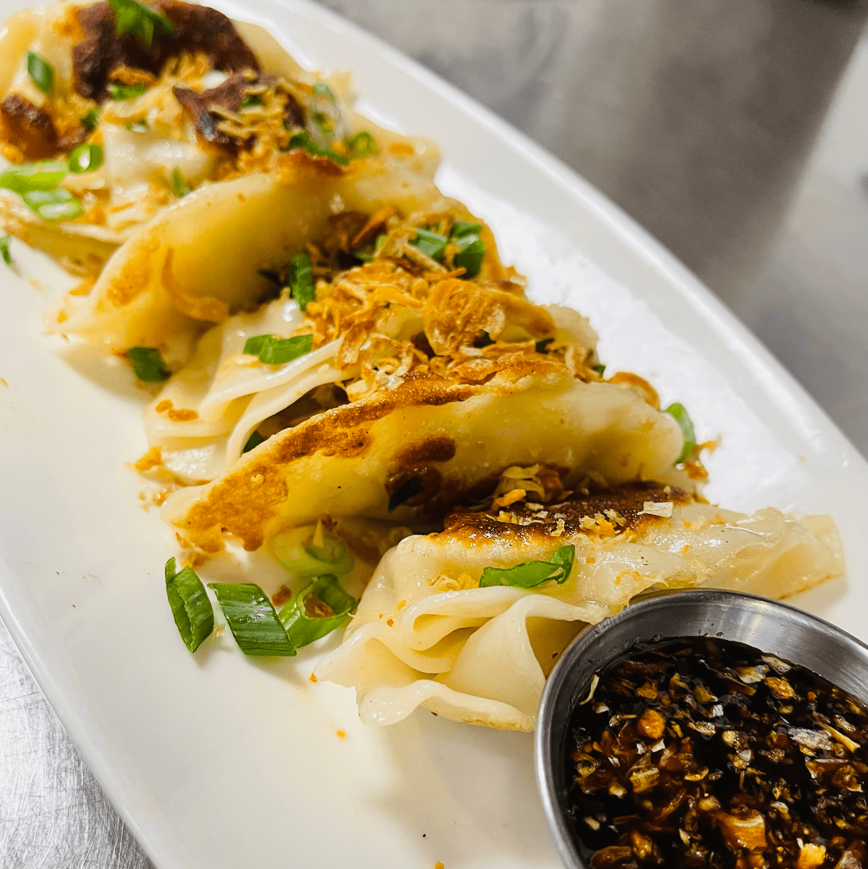 Potstickers.