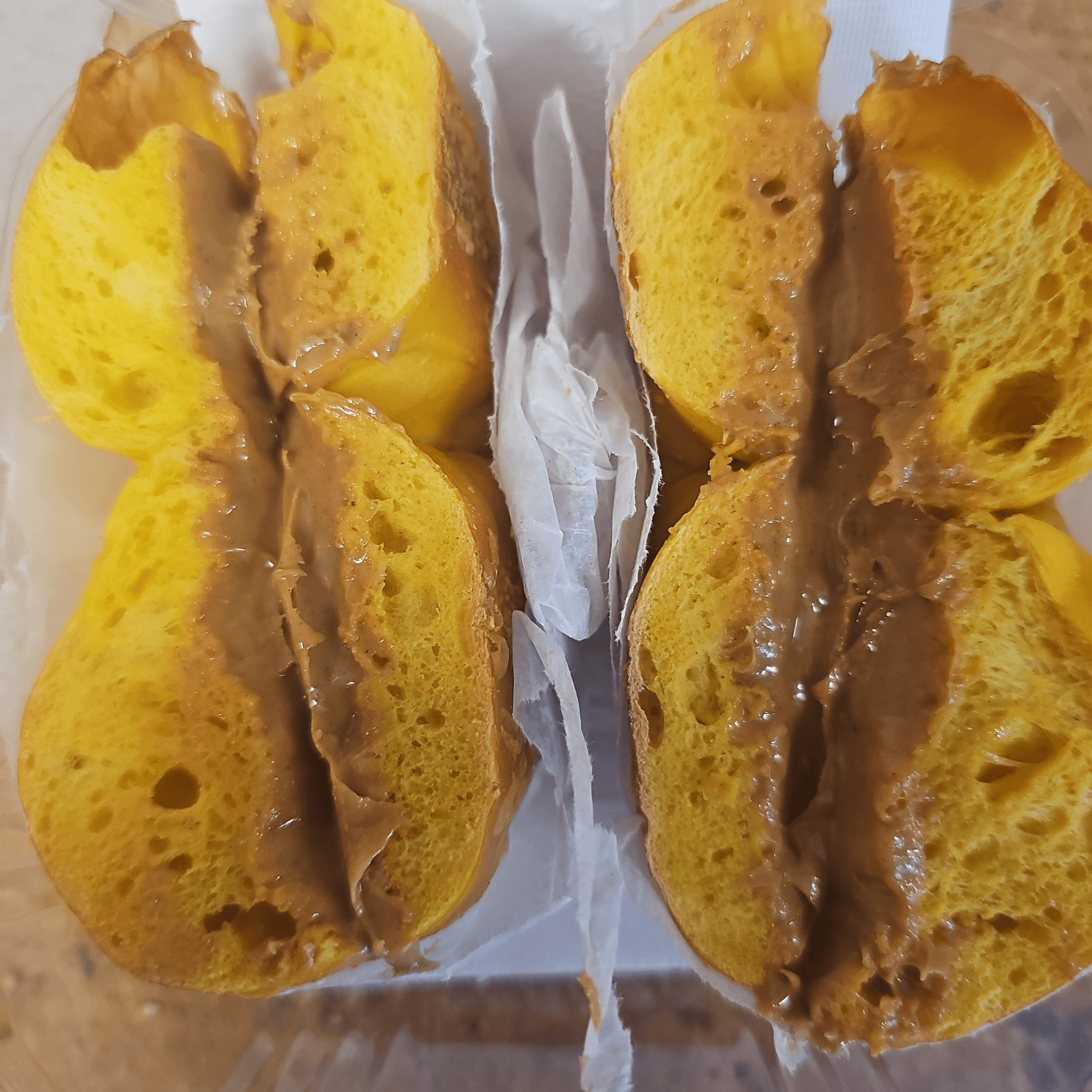 Bagel With Peanut Butter.