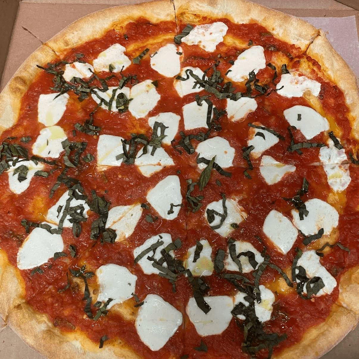 Small Margherita Pizza.