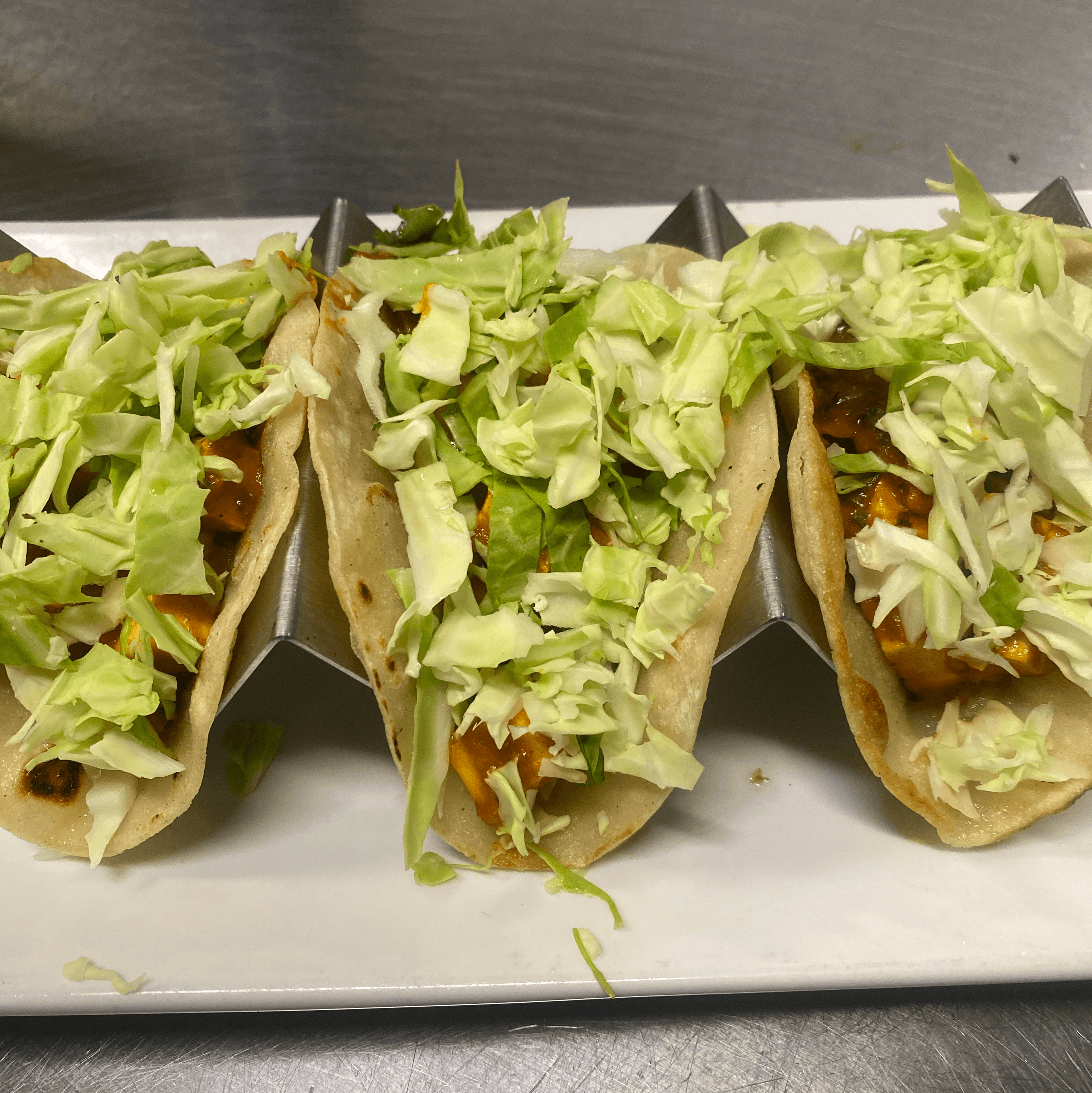 Punjabi Chicken Tacos.