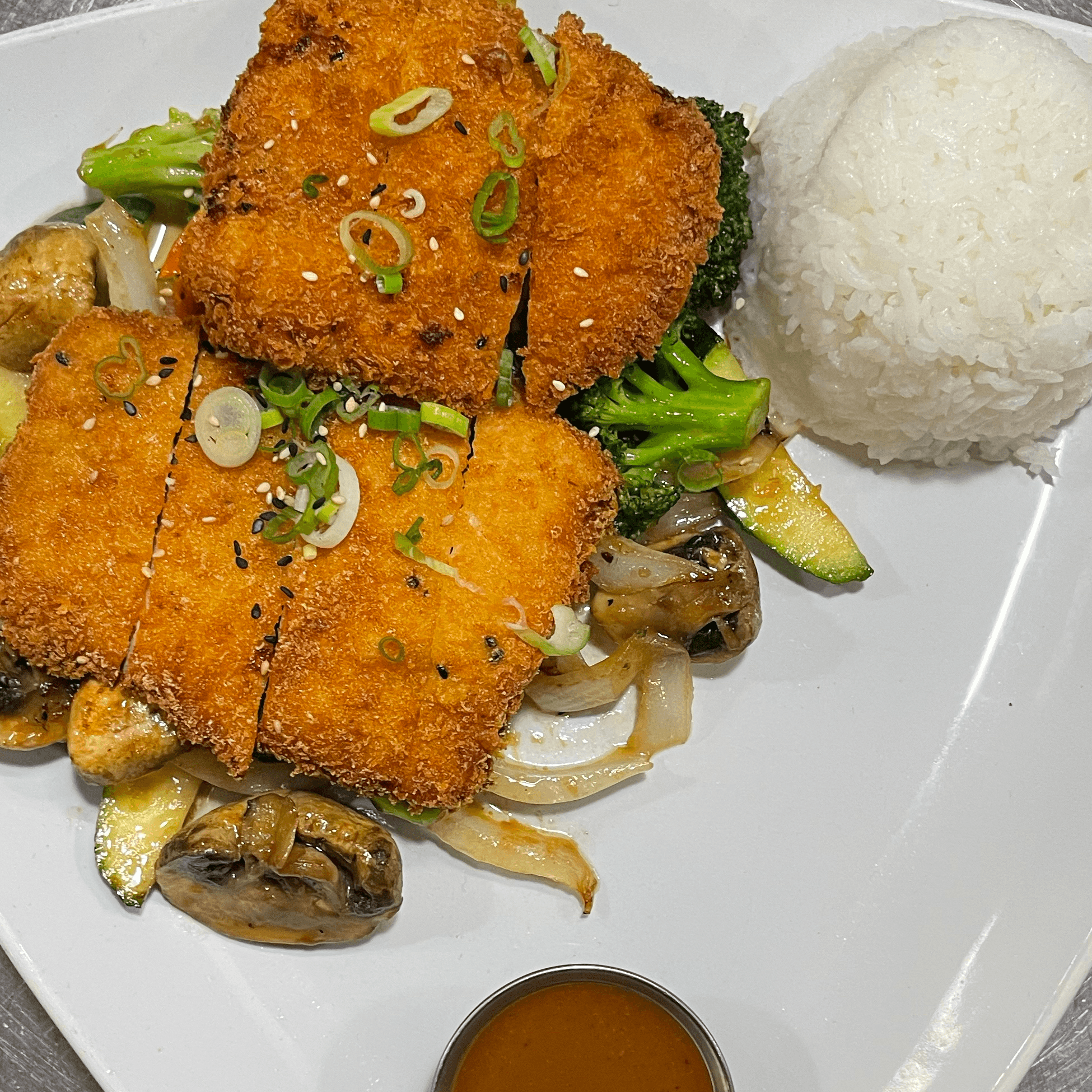 Panko Chicken Dinner.