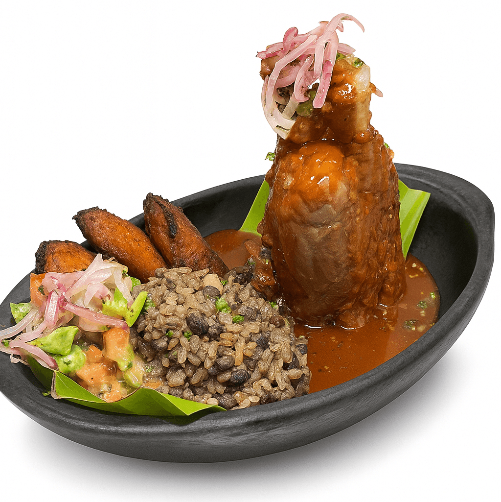 Pork Osso Bucco Encendido.