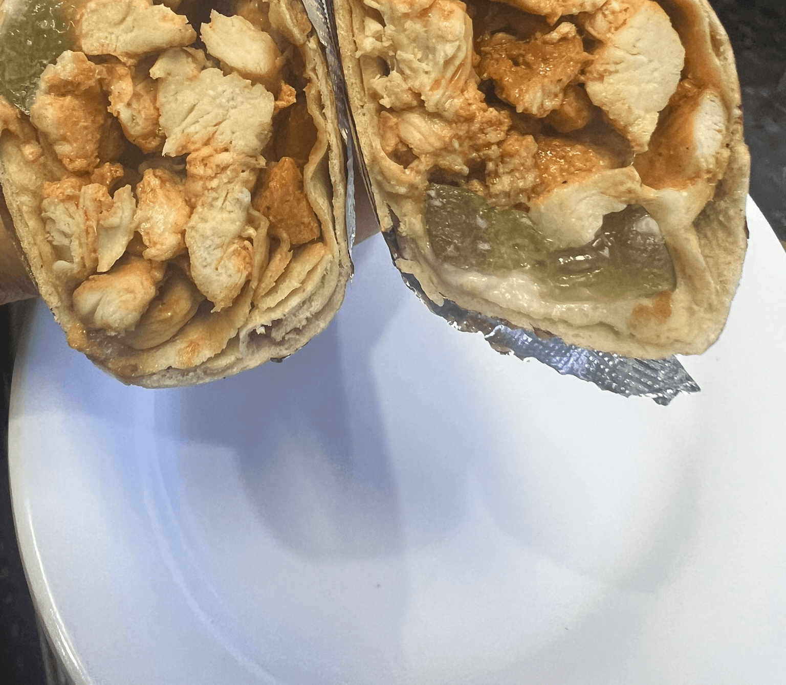 Chicken Shawarma Wrap.