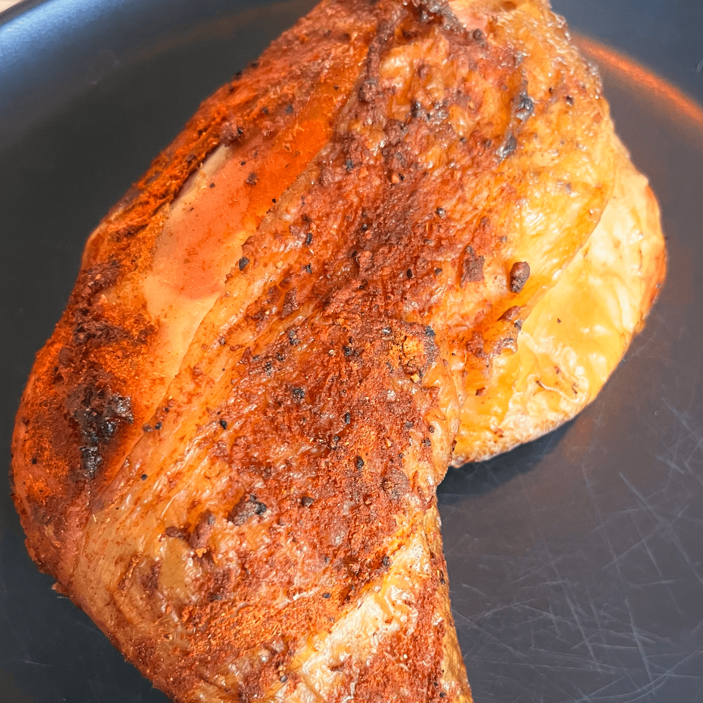 Smoked Chicken Thigh.