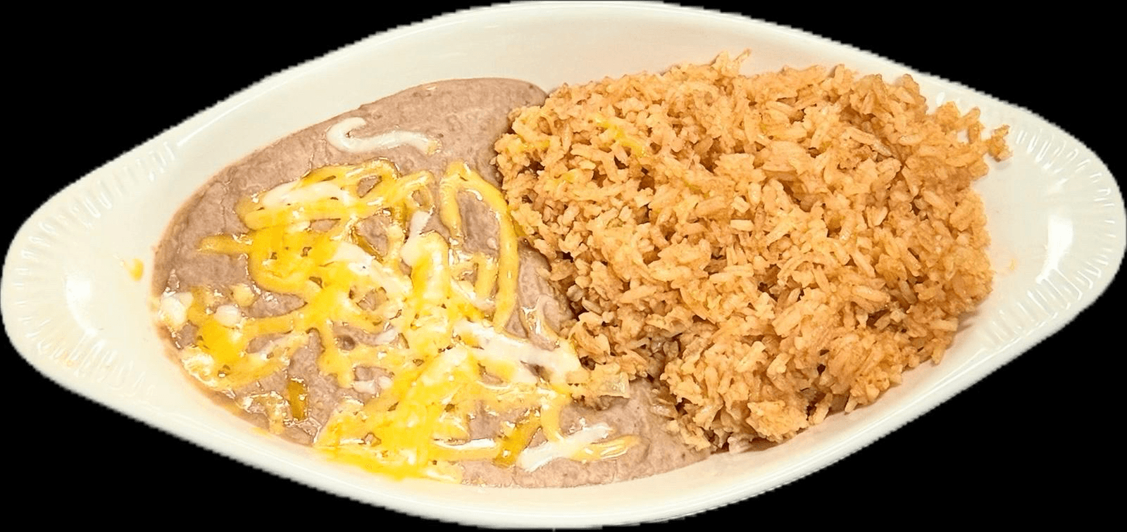 Refried Beans & Rice.