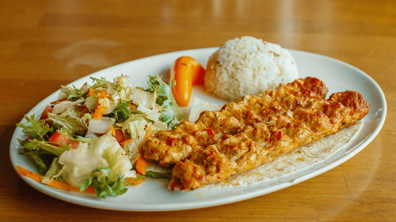 Chicken Adana Plate.