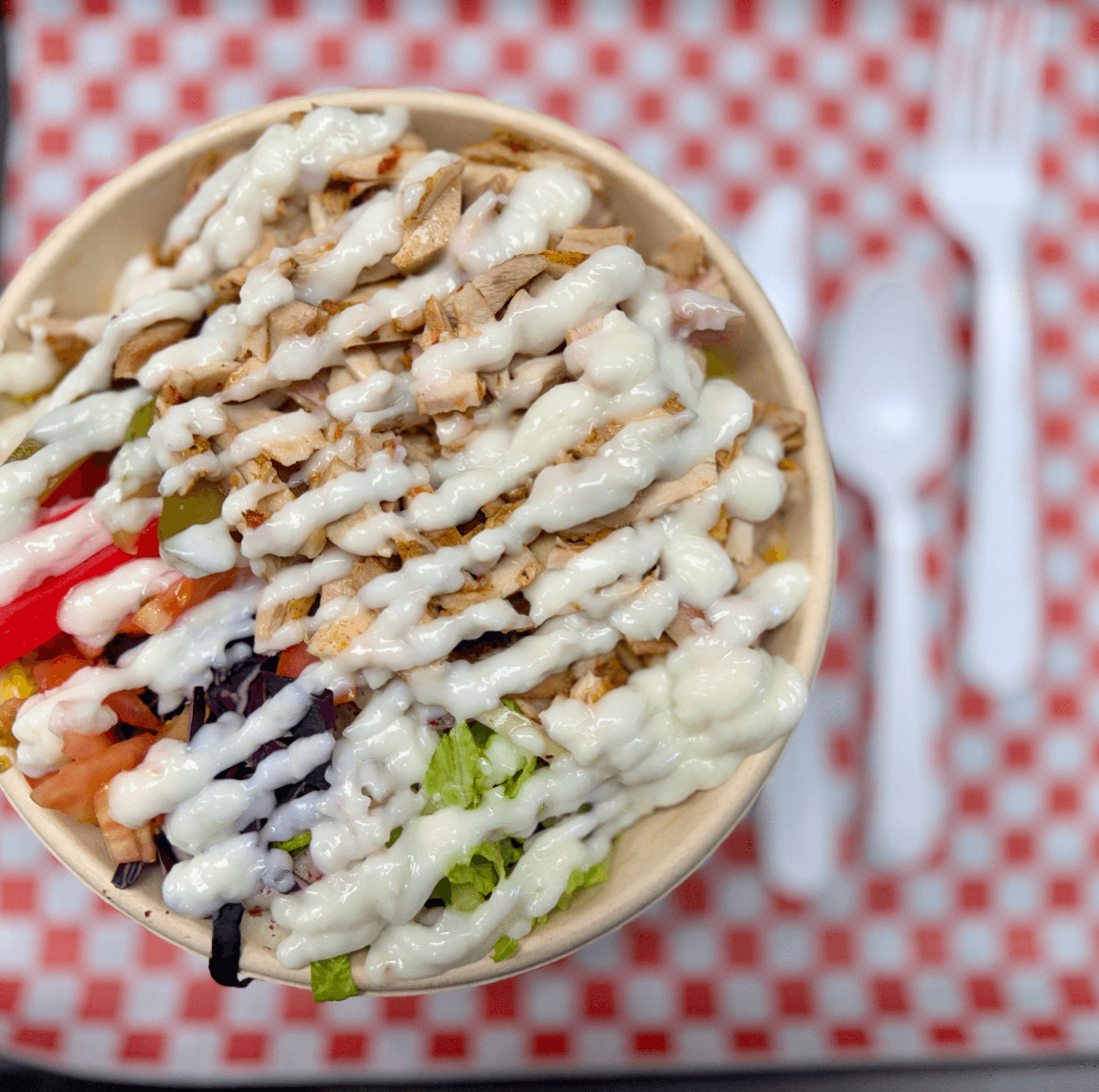 Chicken Shawarma Bowl.