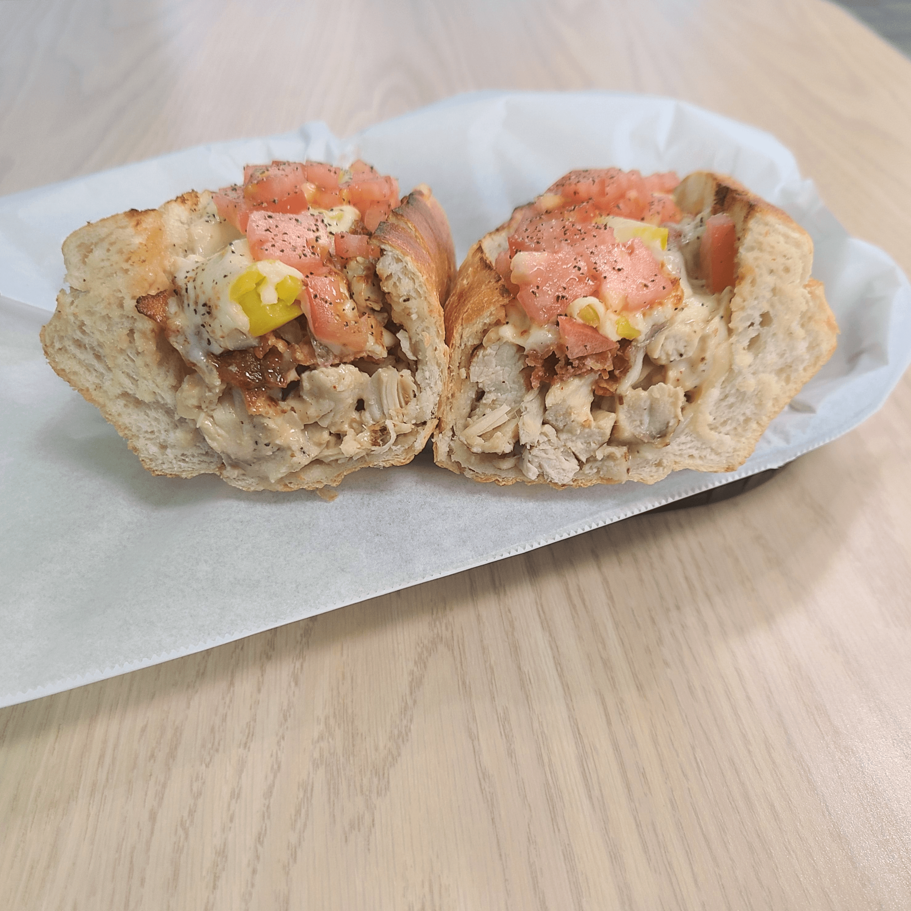 #21 Grilled Chicken And Bacon Hoagie.