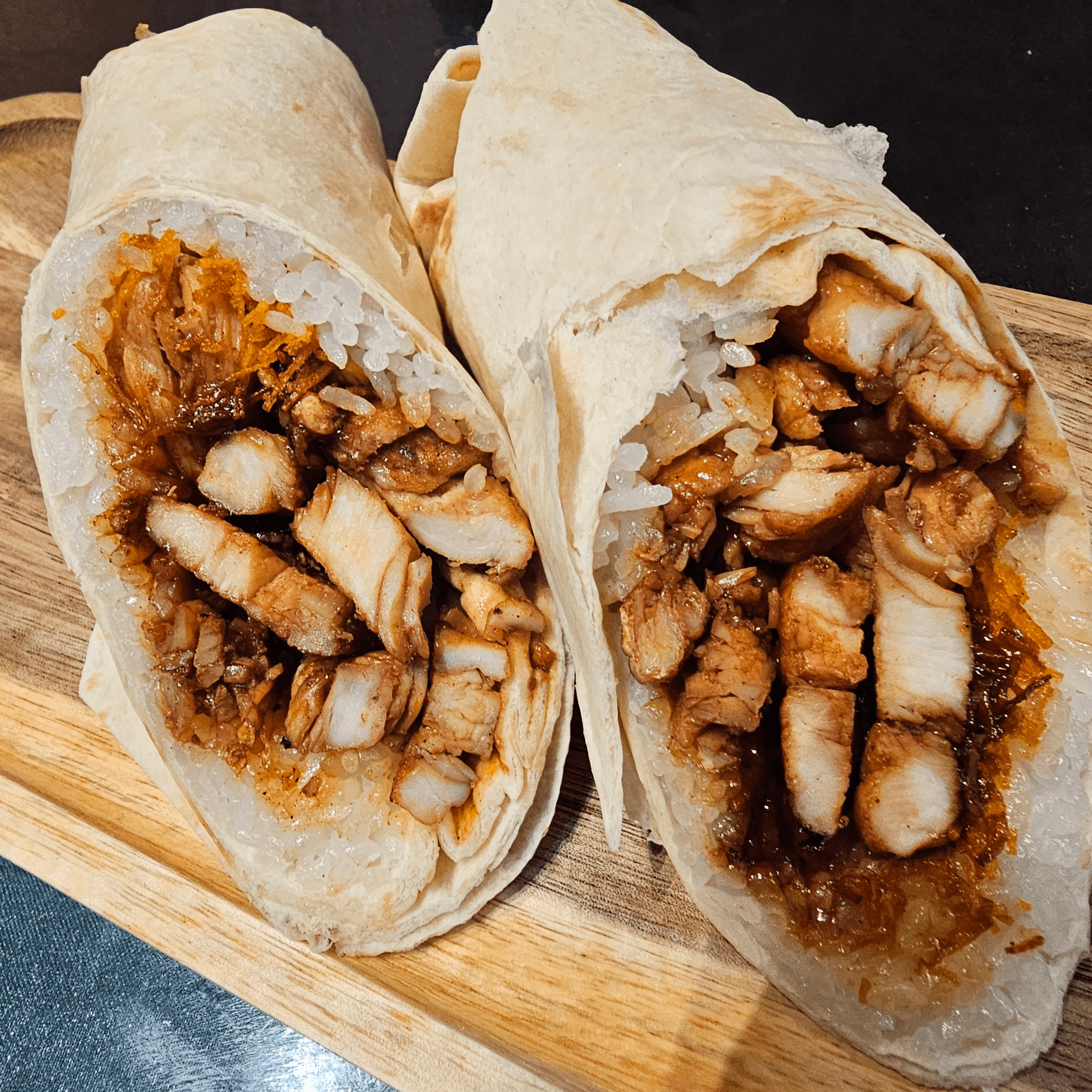 Chicken Teriyaki Burrito.