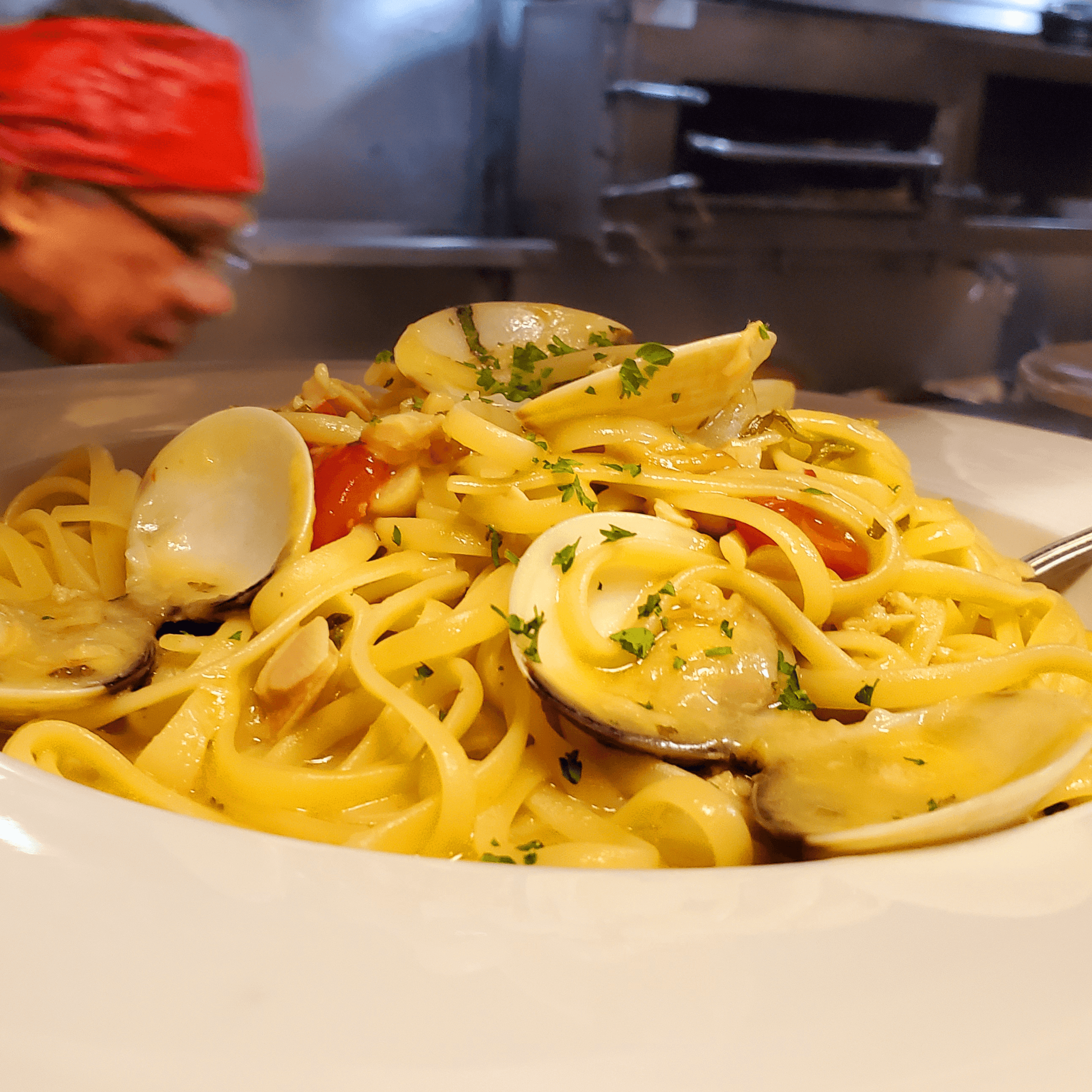 Linguini Clam Sauce.