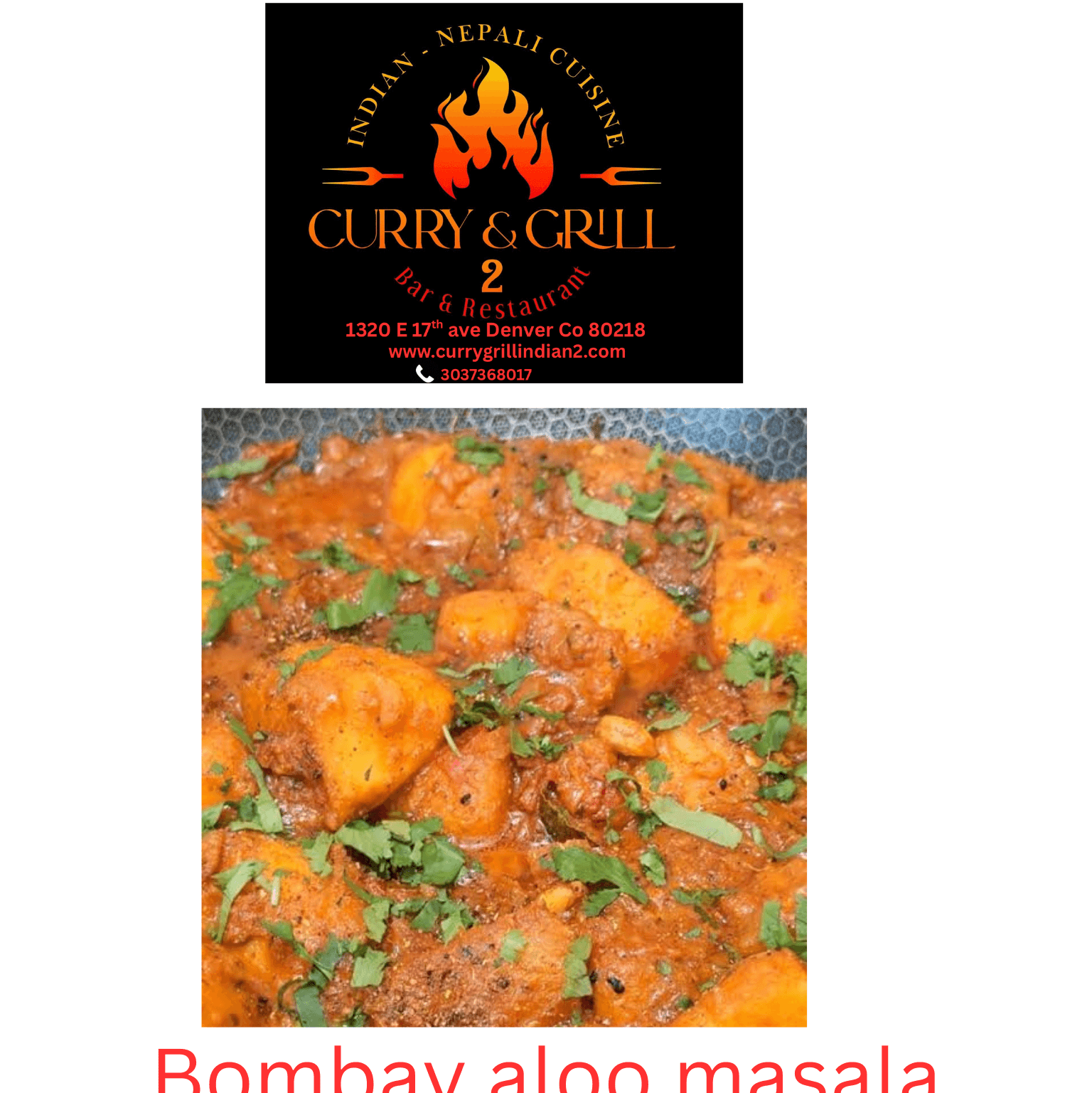 Bombay Aloo Masala (V) (GF).