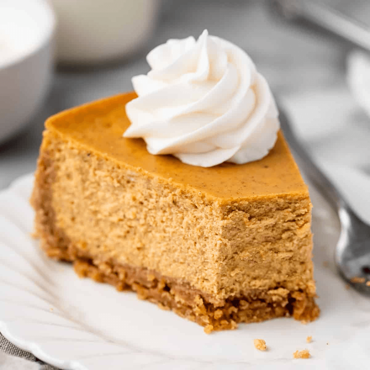 Pumpkin Cheesecake.