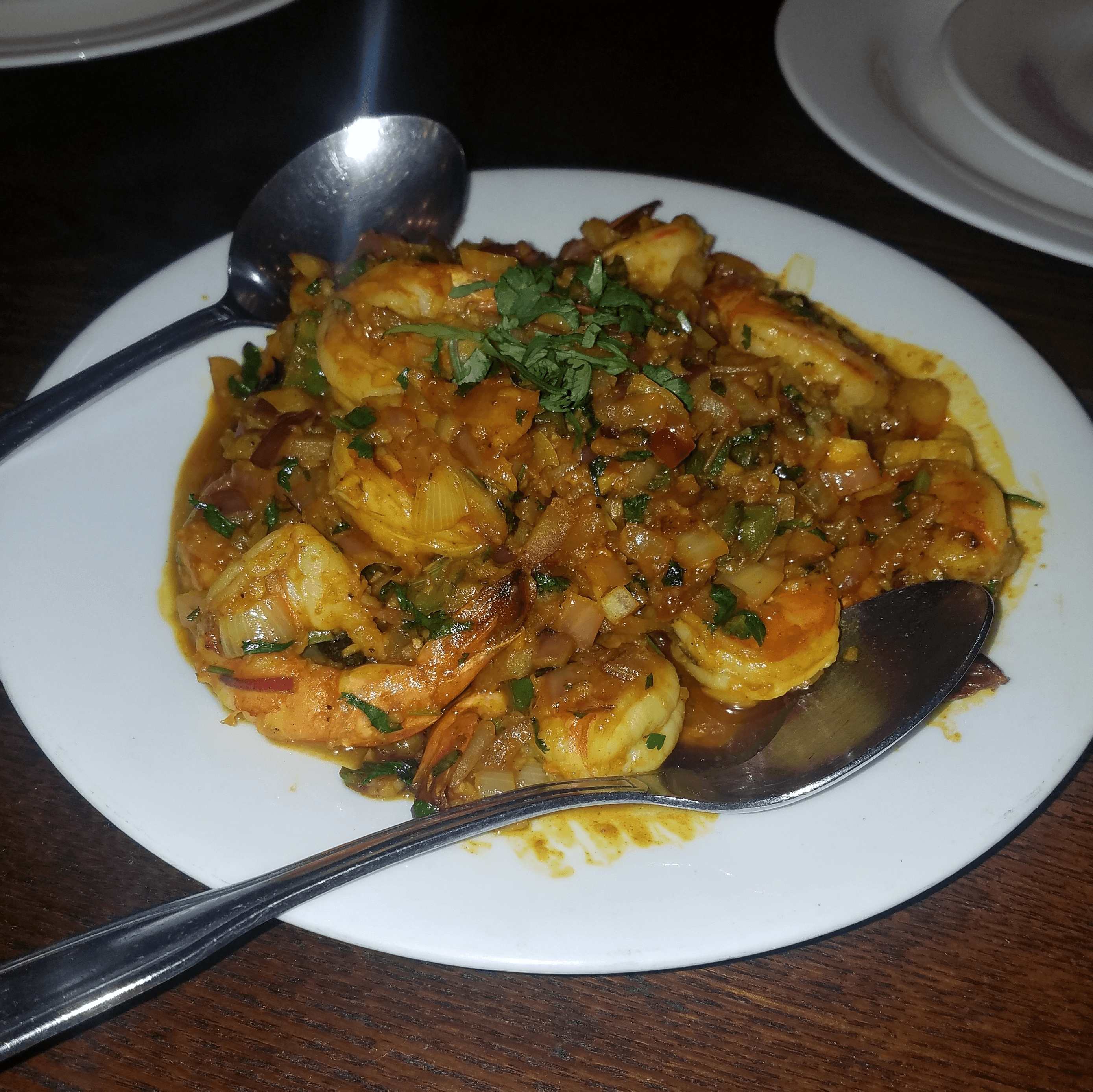 Spicy Garlic Shrimp.