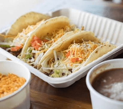 2 Tejano Tacos.